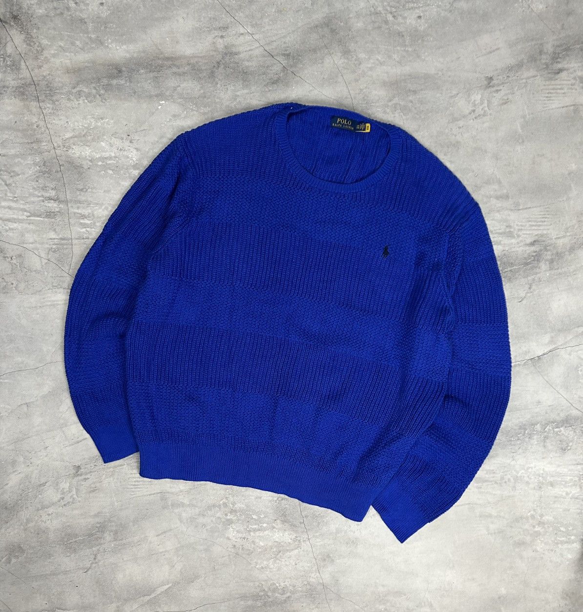 Polo Ralph Lauren × Vintage Vintage Knit Polo Ralph Lauren Golf Sweatshirt Oldmoney Size US XXL / EU 58 / 5 - 1 Thumbnail
