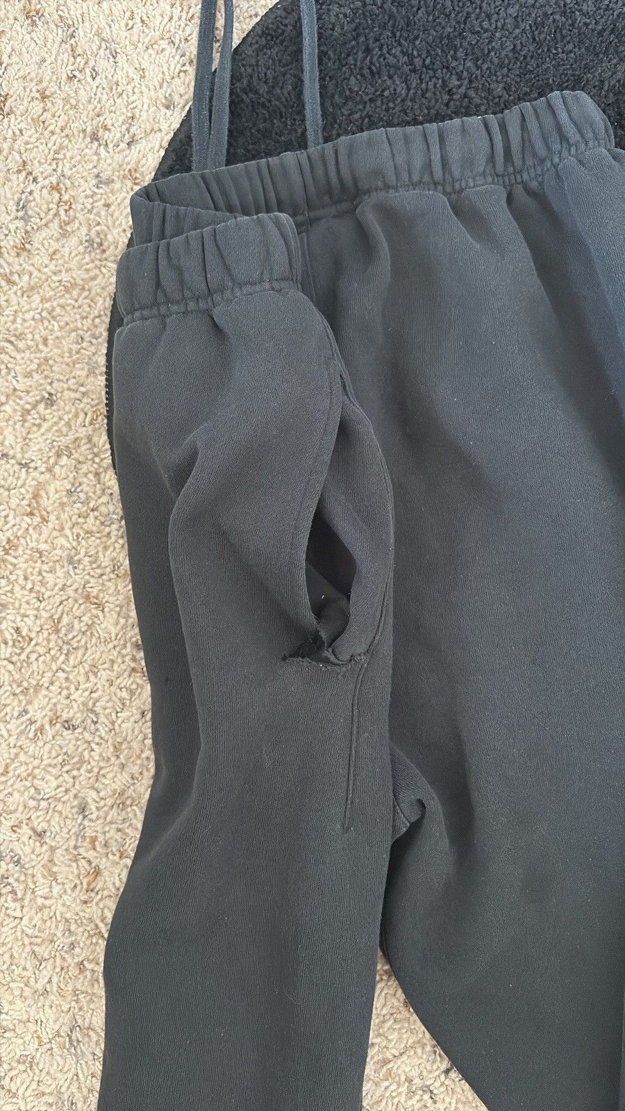 Essentials Fear of God Essentials Sweatpants 'Stretch Limo' | Black Size US 34 / EU 50 - 5 Thumbnail