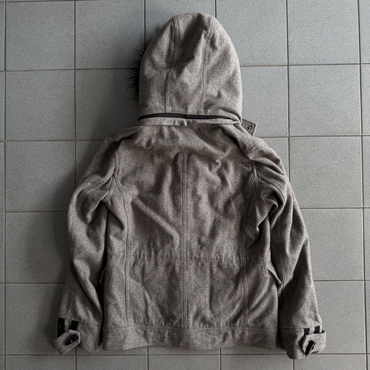 If Six Was Nine 2000s Semantic Duffle Fur Wool Jacket Size US M / EU 48-50 / 2 - 8 Thumbnail