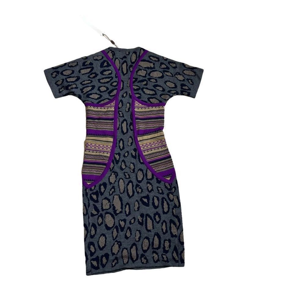 Yigal Azrouel Cut25 by Yigal Azrouel Animal Print bodycon wool dress XS NWT Size XS / US 0-2 / IT 36-38 - 10 Thumbnail