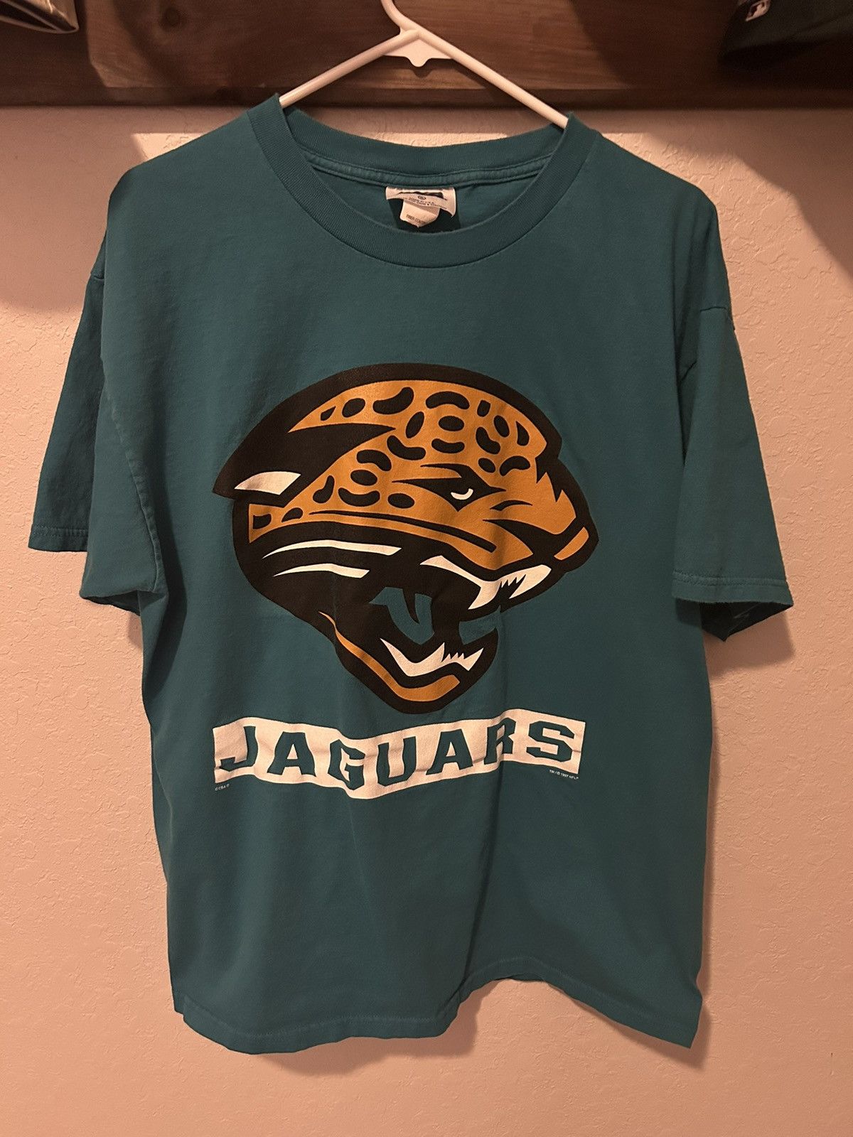 Vintage Vintage Jacksonville Jaguars T shirt Size US XL / EU 56 / 4 - 1 Thumbnail