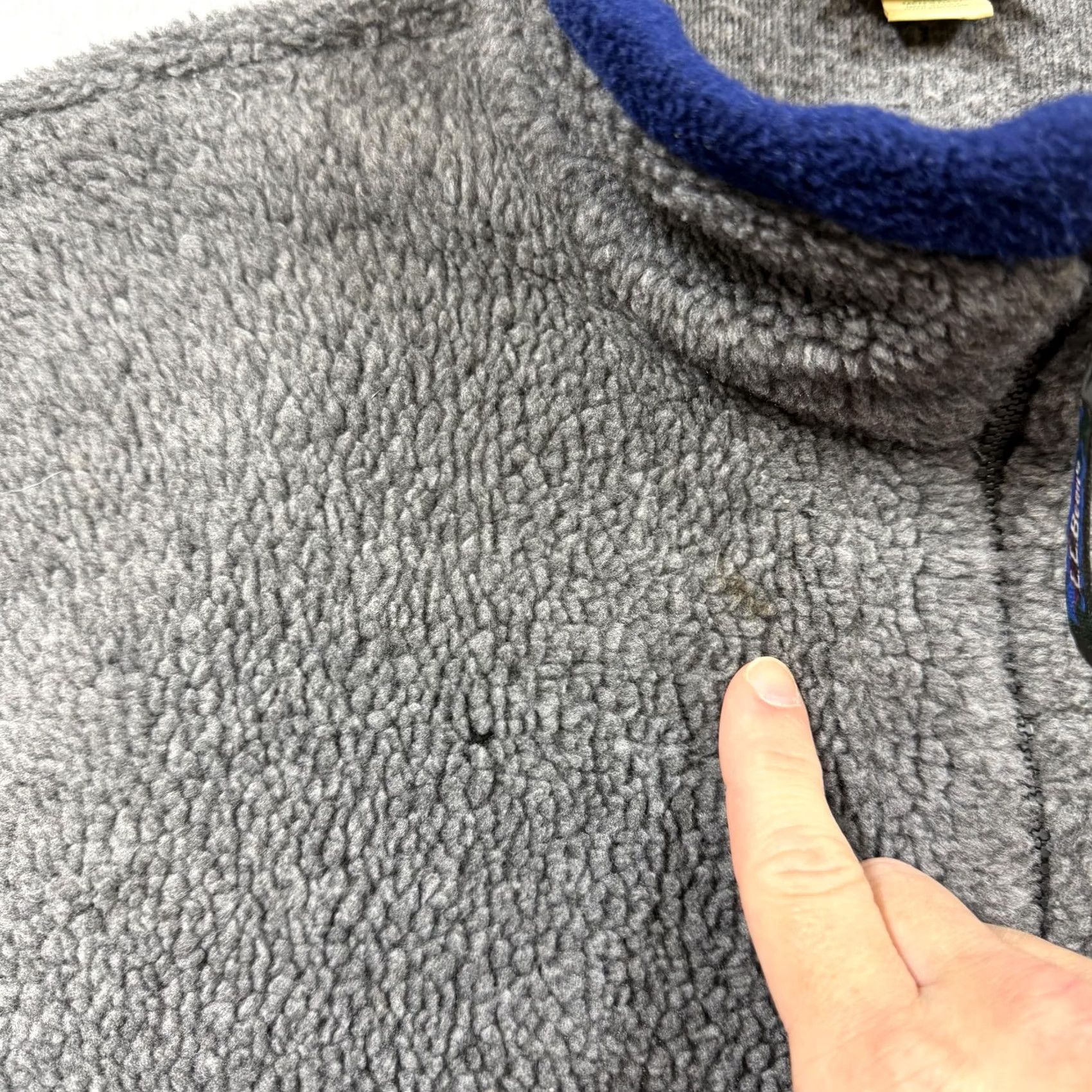 Vintage L.L. Bean Jacket Mens Large Gray Fleece Bomber Full Zip Pockets USA Outdoor Size US L / EU 52-54 / 3 - 4 Thumbnail