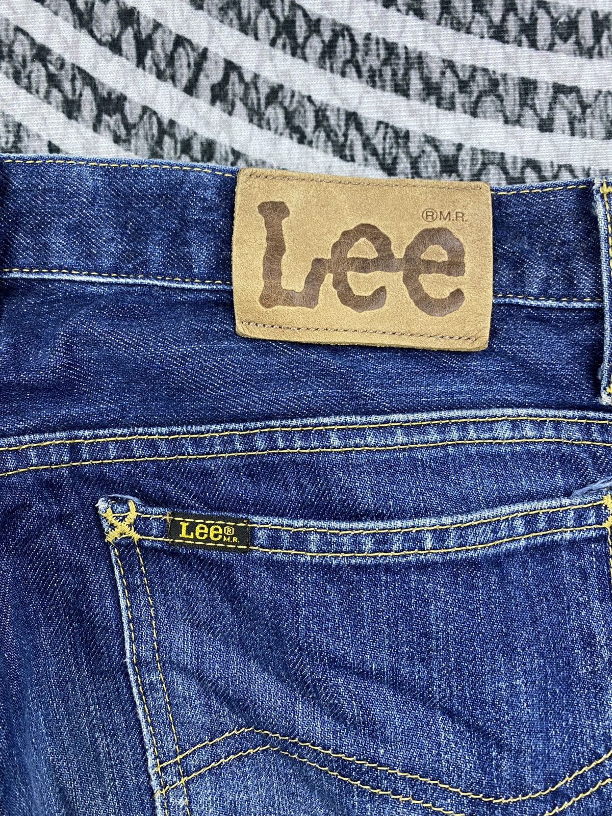 Lee Vintage LEE Blue Wash Distressed Denim Pants Size US 34 / EU 50 - 13 Thumbnail