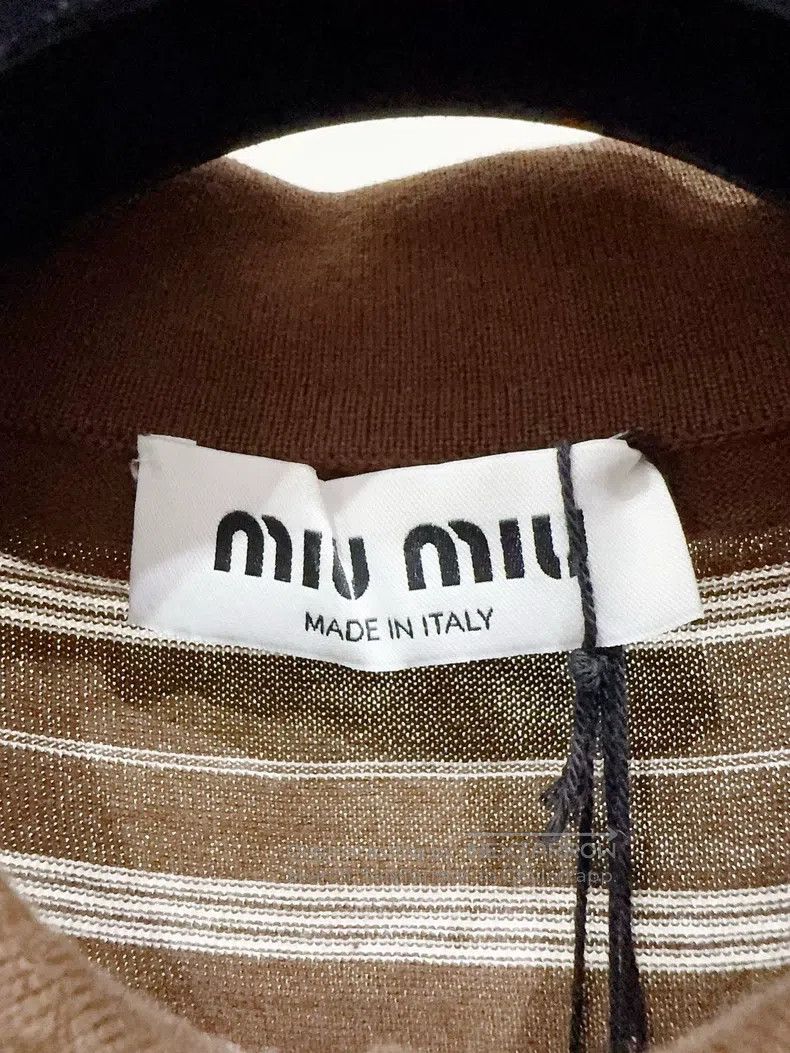 Miu Miu Miu Miu 38 Spring and summer polo shirt Size M / US 6-8 / IT 42-44 - 3 Thumbnail