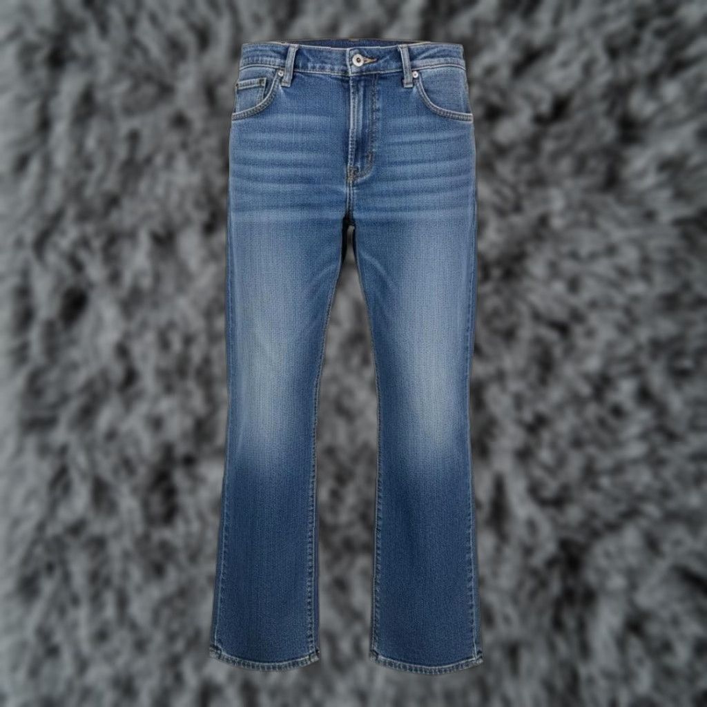 Levi's Levis 527 Jeans Teens Blue Medium Wash Bootcut Slim Denim Zip Fly Adult? (clarify not included) Size US 33 - 1 Thumbnail