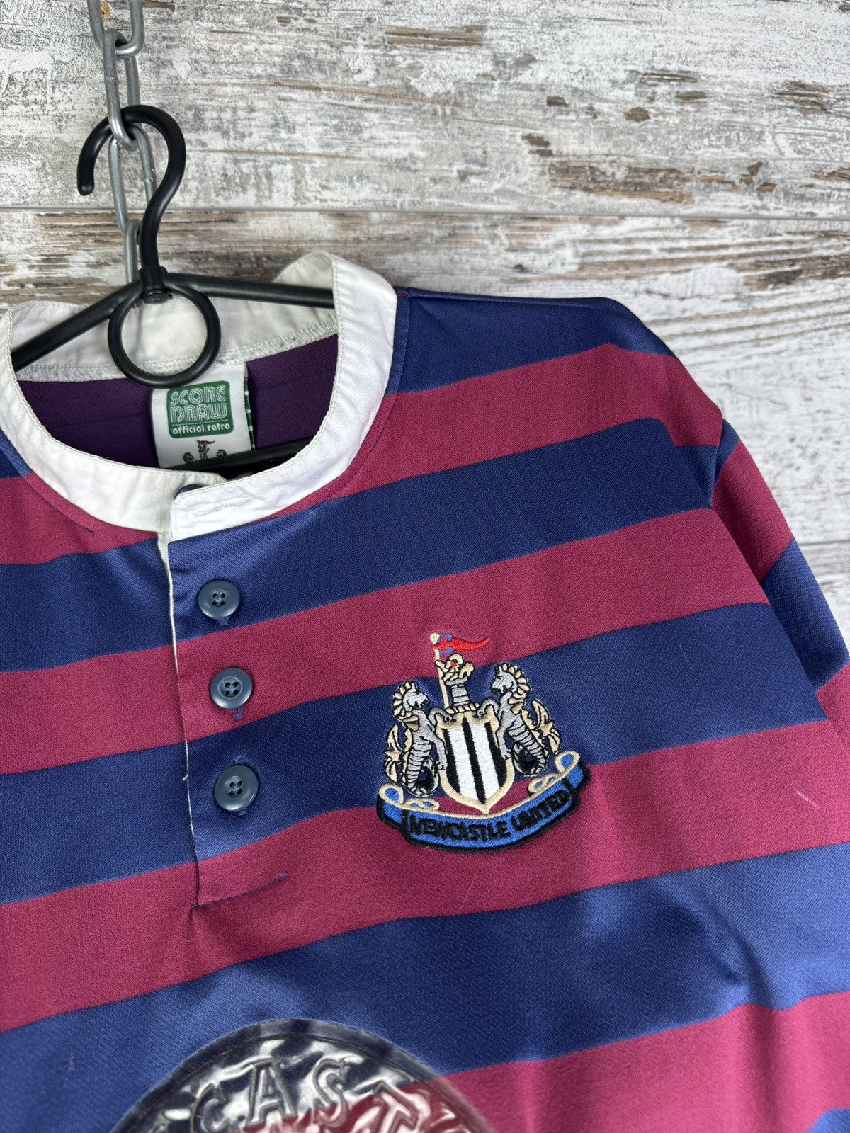 Vintage Mens Vintage Soccer Draw NewCastle United T-Shirt jersey tee Size US L / EU 52-54 / 3 - 5 Thumbnail