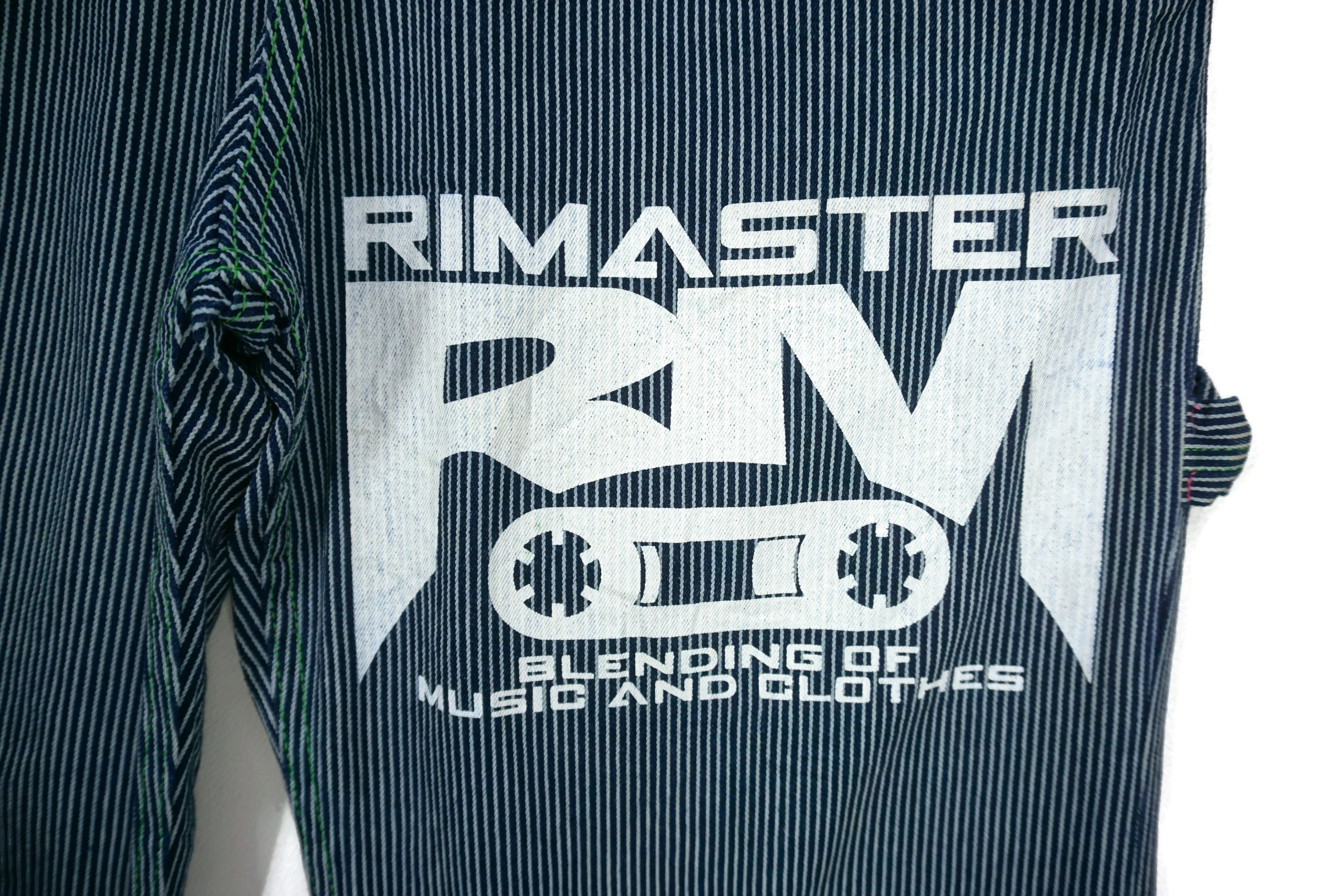 Japanese Brand Rimaster Jeans Size W36xL32 Hickory Overalls Workwear Denim Size US 33 - 6 Thumbnail
