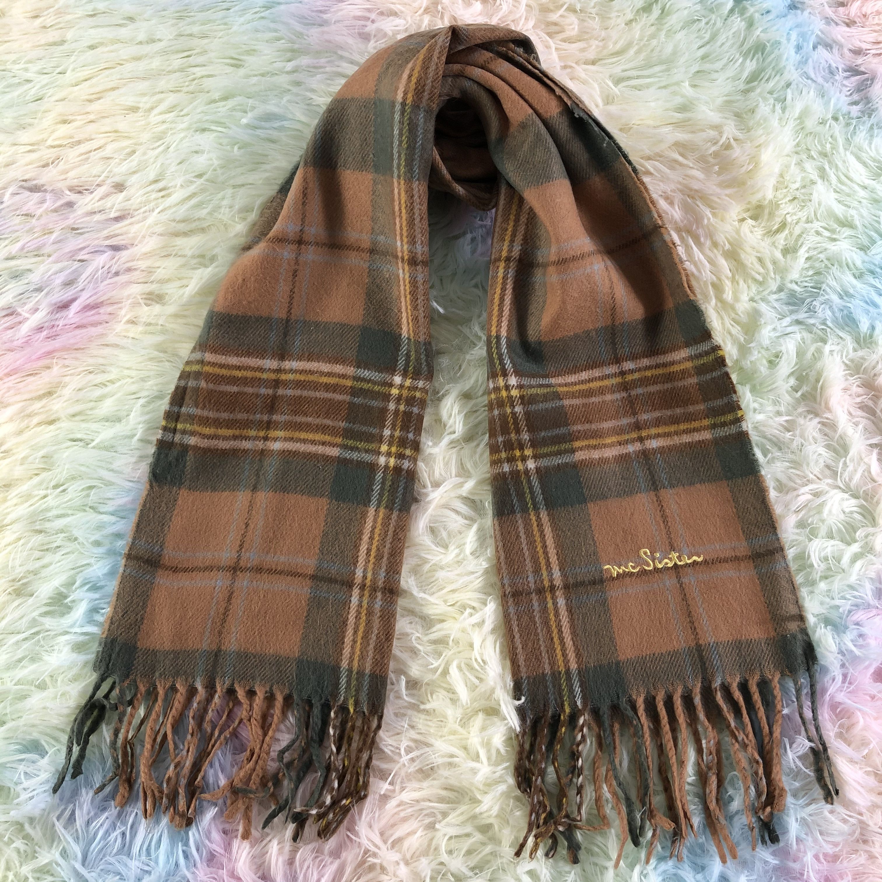 Vintage MC SISTER Scarf / Muffler / Neckwear - KM152 Size ONE SIZE - 1 Thumbnail