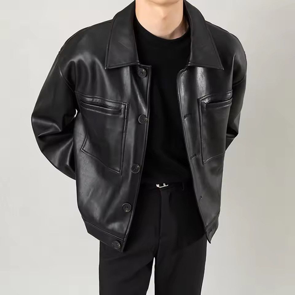 Japanese Brand Megumi x Misa Korean fashion retro faux leather jacket Size US M / EU 48-50 / 2 - 2 Thumbnail