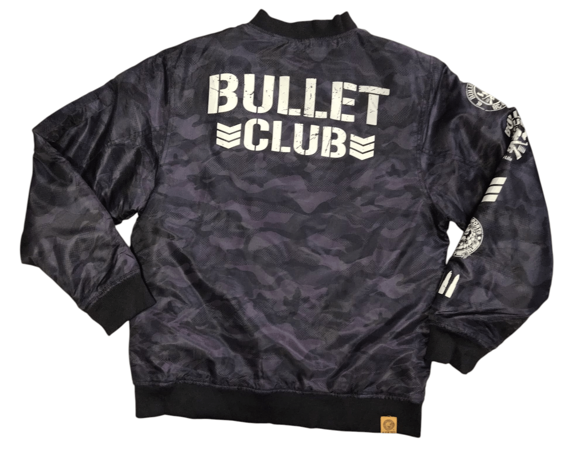 Japanese Brand Bullet Club Wrestling MA-1 Black Camouflage Flight Jacket Size US L / EU 52-54 / 3 - 2 Thumbnail