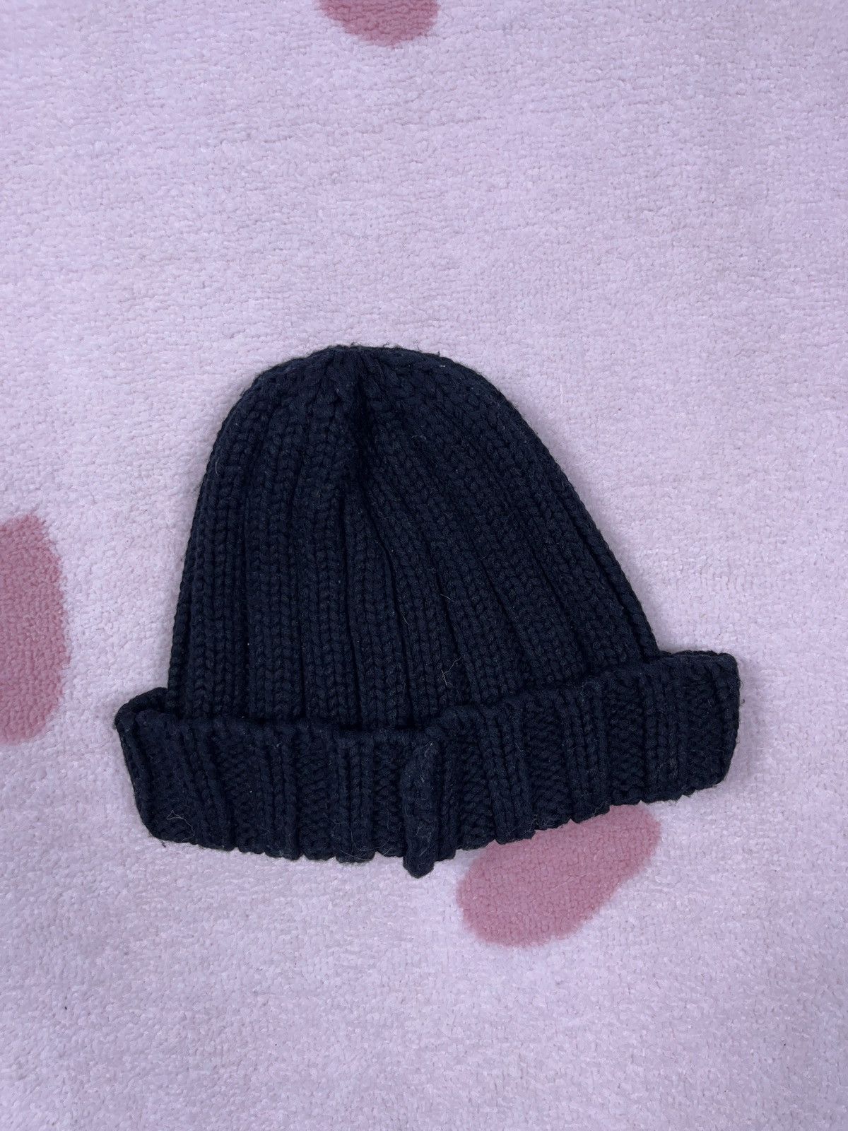 Japanese Brand × Vintage ➕ ribbed beanie chrome hearts style New York old english Size ONE SIZE - 4 Thumbnail