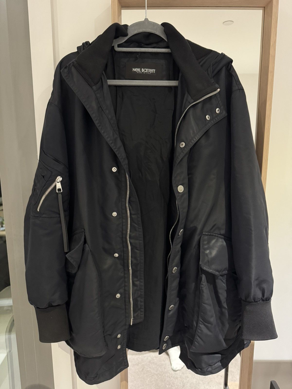Neil Barrett Air-force Nylon Oversized Pockets Parka Size US M / EU 48-50 / 2 - 3 Thumbnail