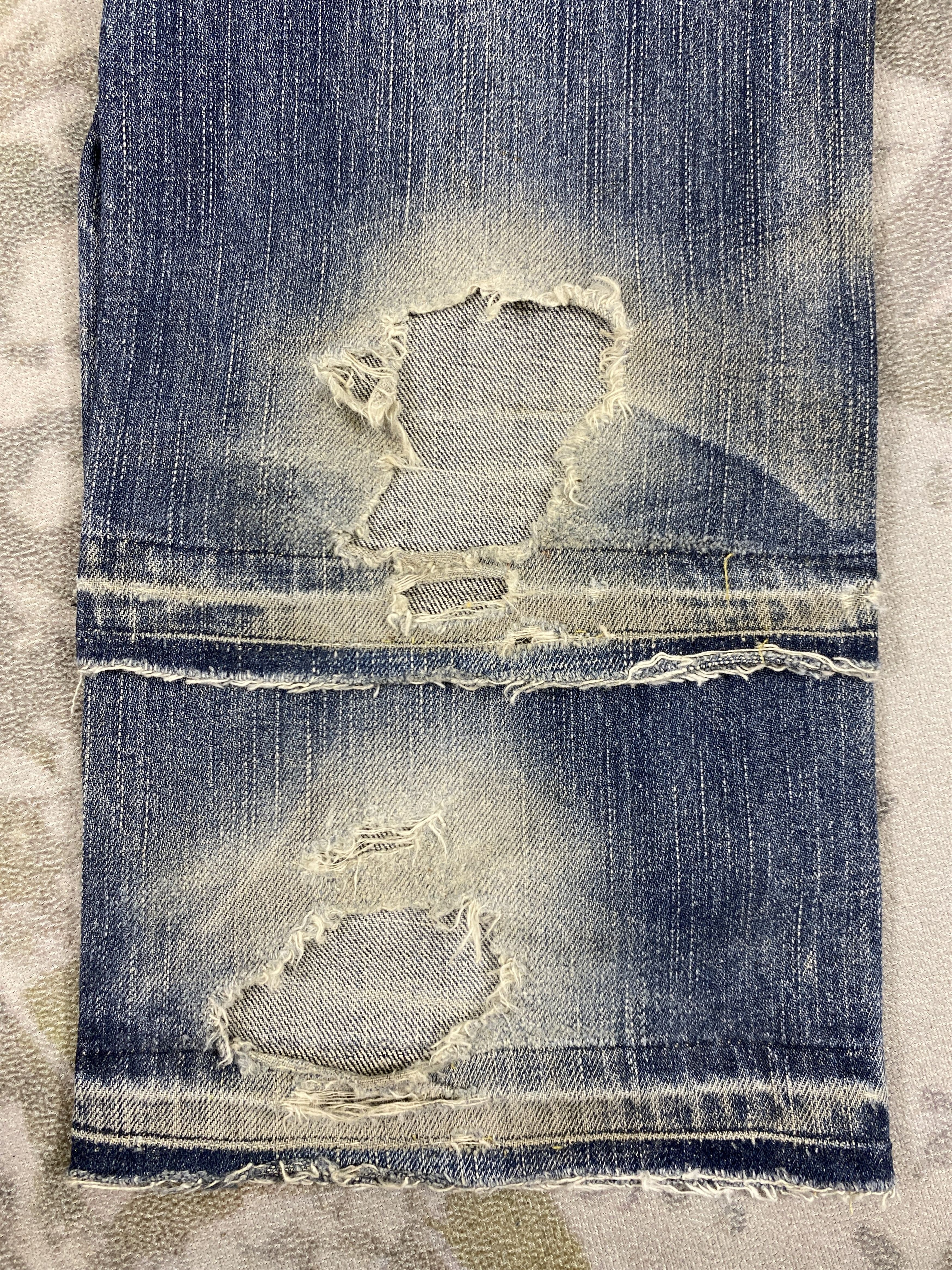 Levi's Distressed Blue Vintage Levi's Jeans 30x29.5 Denim- JN3709 Size 30" / US 8 / IT 44 - 12 Thumbnail