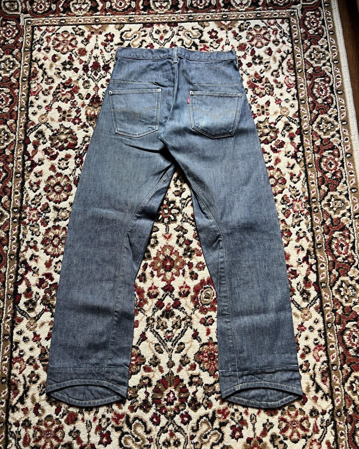 Levi's 2000’s Levi’s Engineered Raw Indigo Jeans Size US 30 / EU 46 - 9 Thumbnail