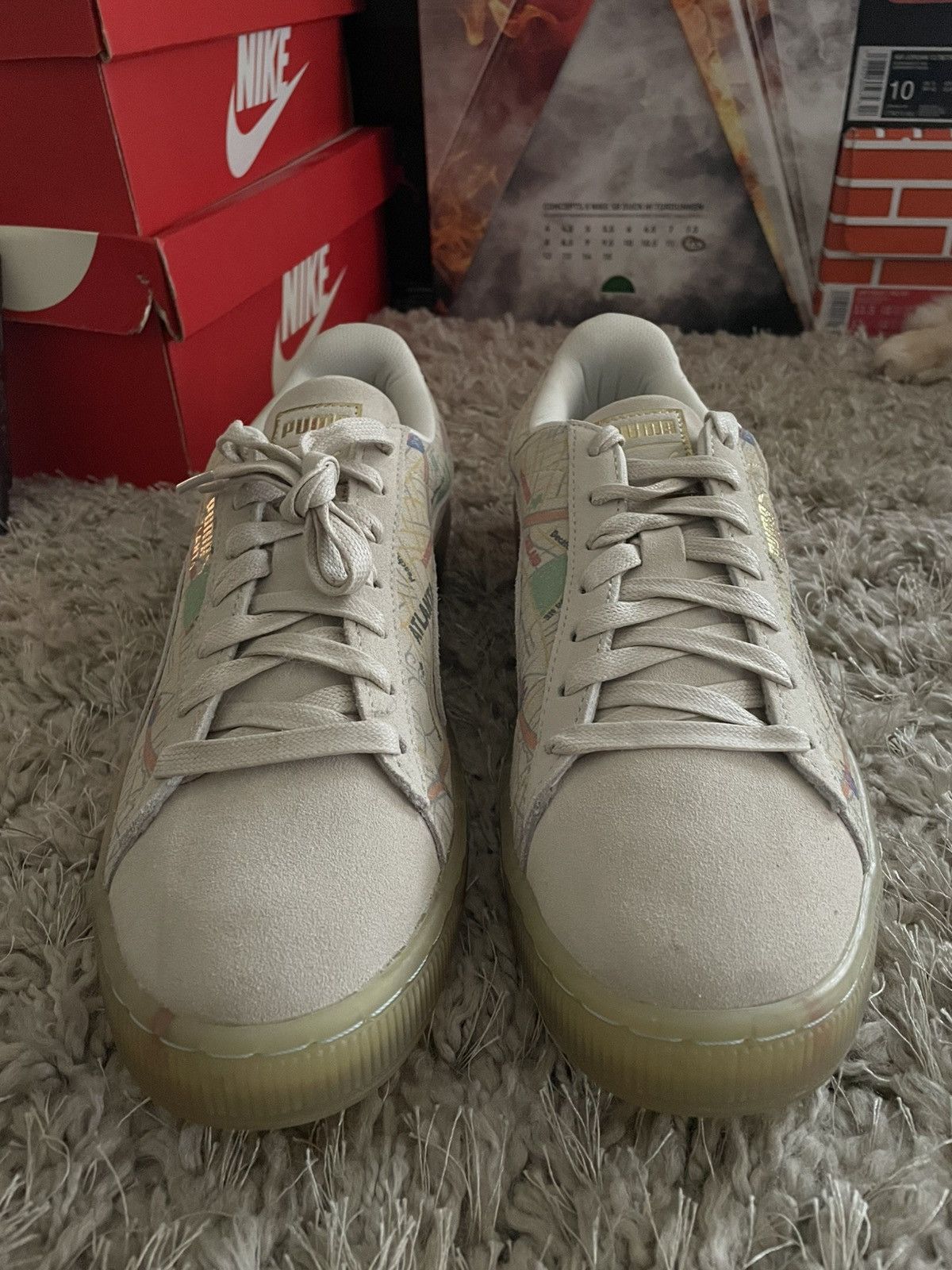 Puma Puma Suede City ATL Size US 9.5 / EU 42-43 - 4 Thumbnail