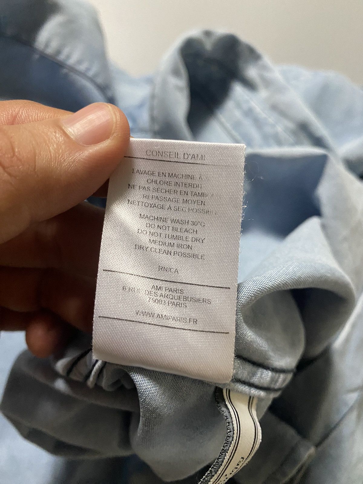AMI AMI - Acid Wash Button Up Longsleeve Size US S / EU 44-46 / 1 - 9 Thumbnail