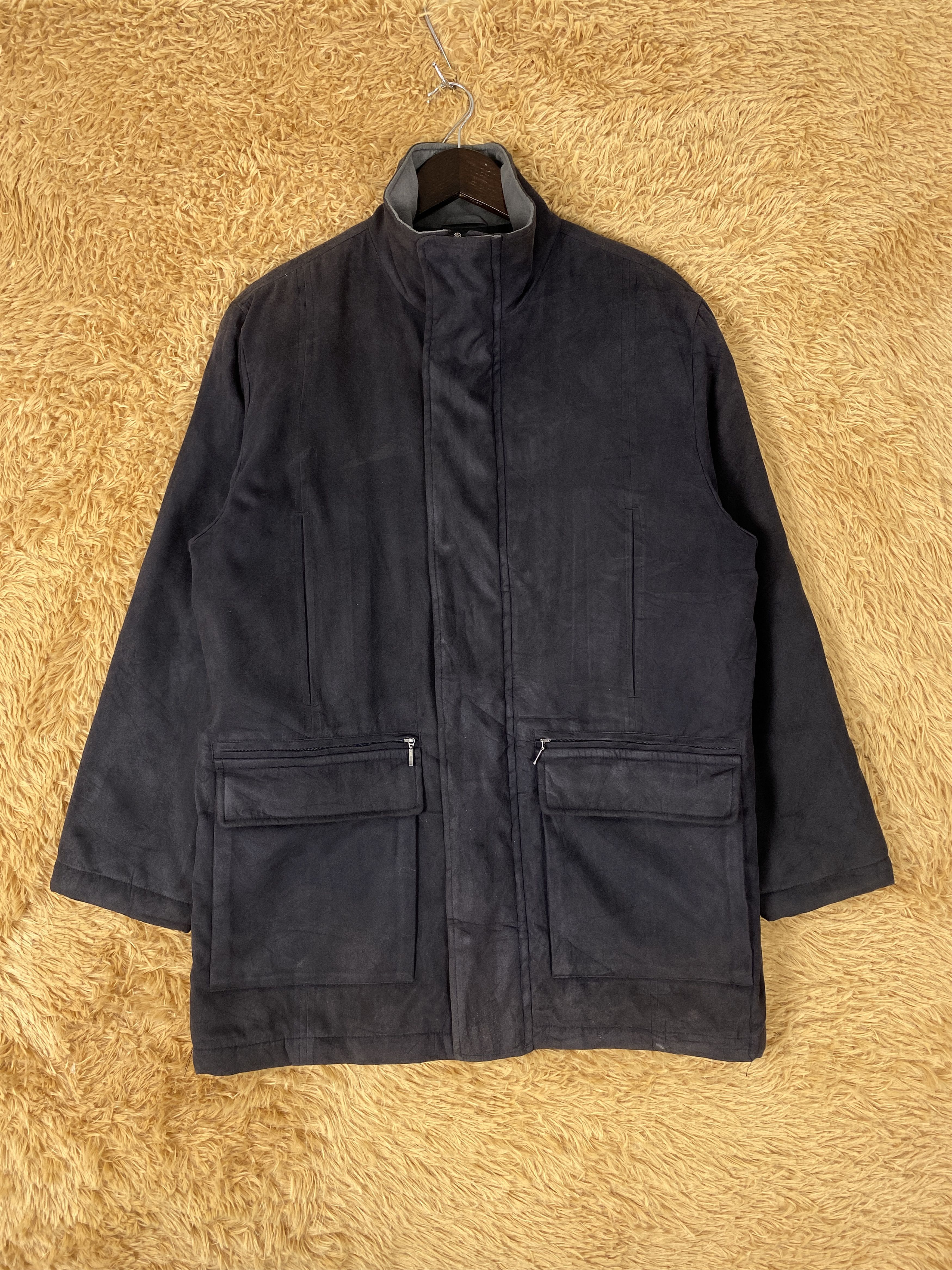 image of Renoma Utility Jacket in Black, Men's (Size Medium)