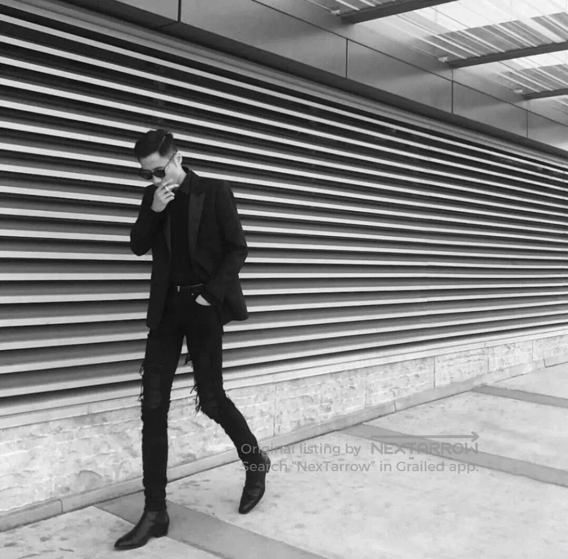 Saint Laurent Paris Saint Laurent Black Jacket Size 50. Size US M / EU 48-50 / 2 - 5 Thumbnail