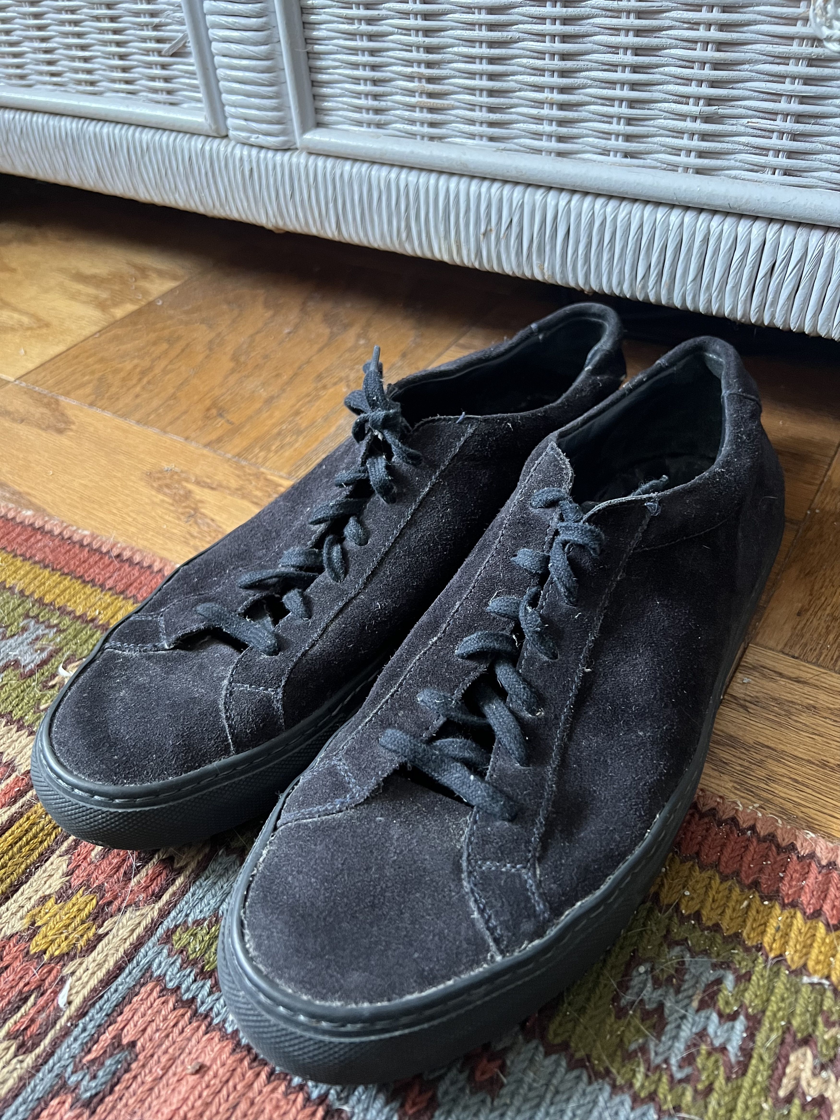 Common Projects Achilles Fluo Sneakers Orange Suede Men’s EU 41/US 8 Common Projects Mens Original White Leather Achilles  main image 2