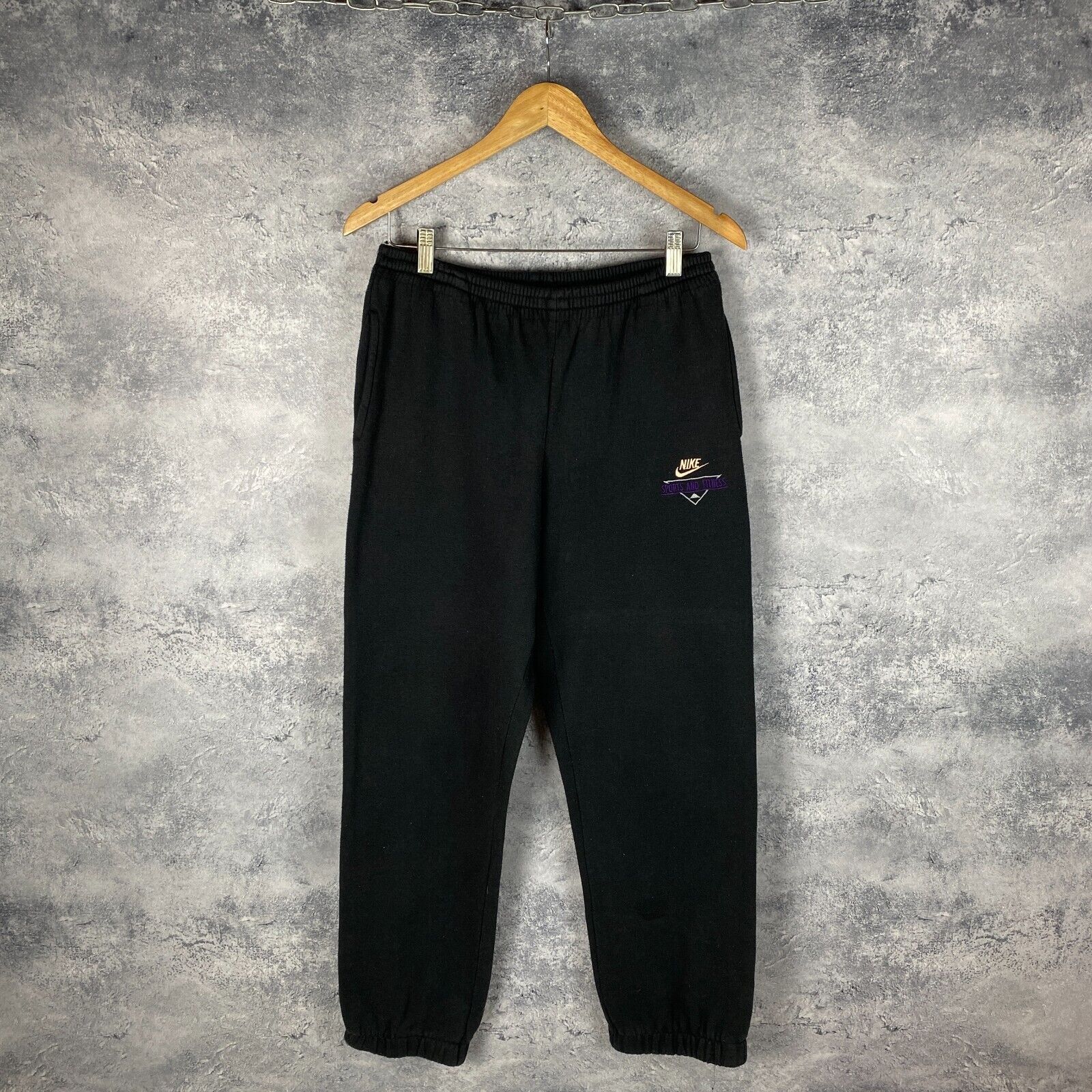 Nike Nike Vintage Sweatpants Men's Size S Black ` Size US 30 / EU 46 - 1 Thumbnail