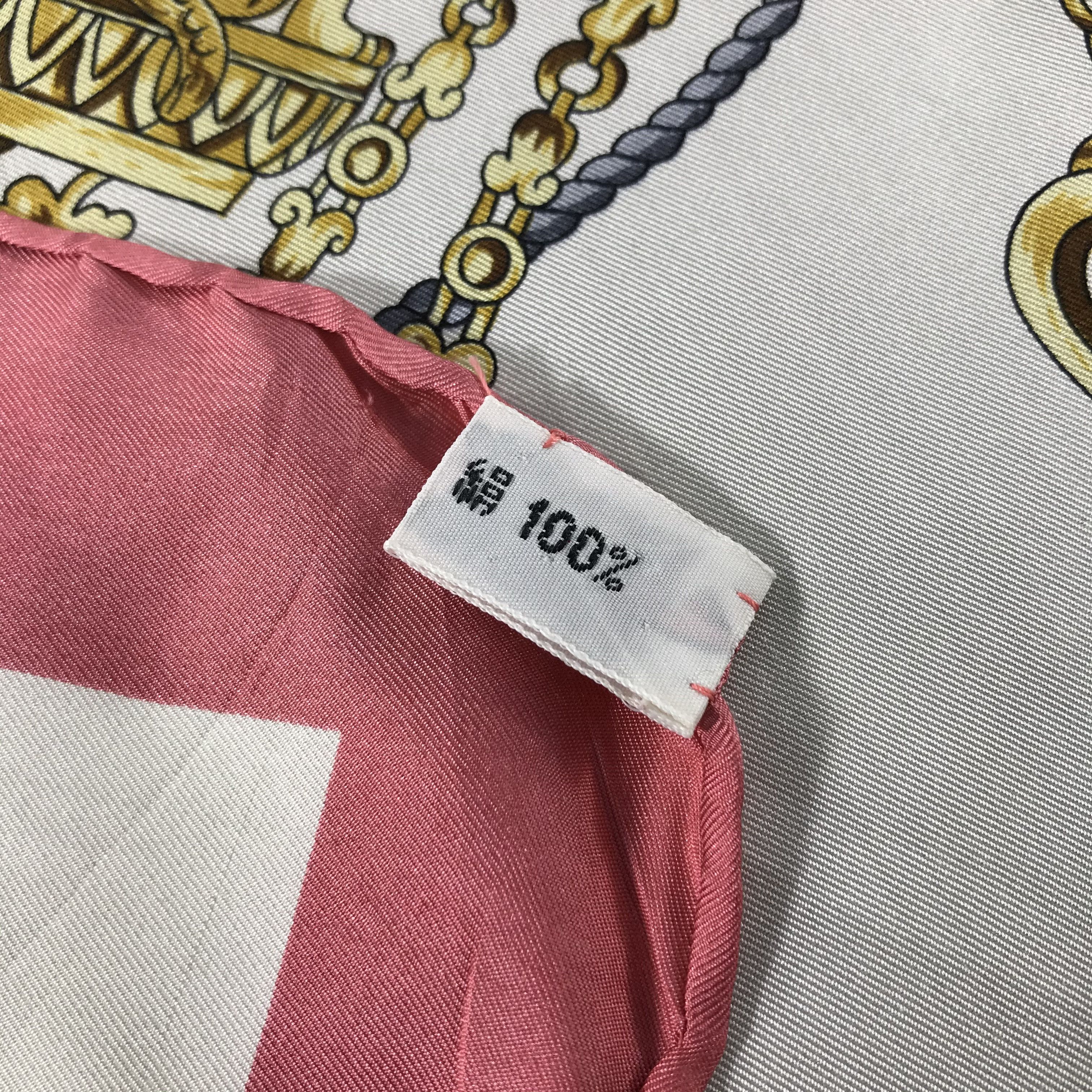 Vintage Luxury Design Vintage Silk Scarf M44 Size ONE SIZE - 10 Thumbnail