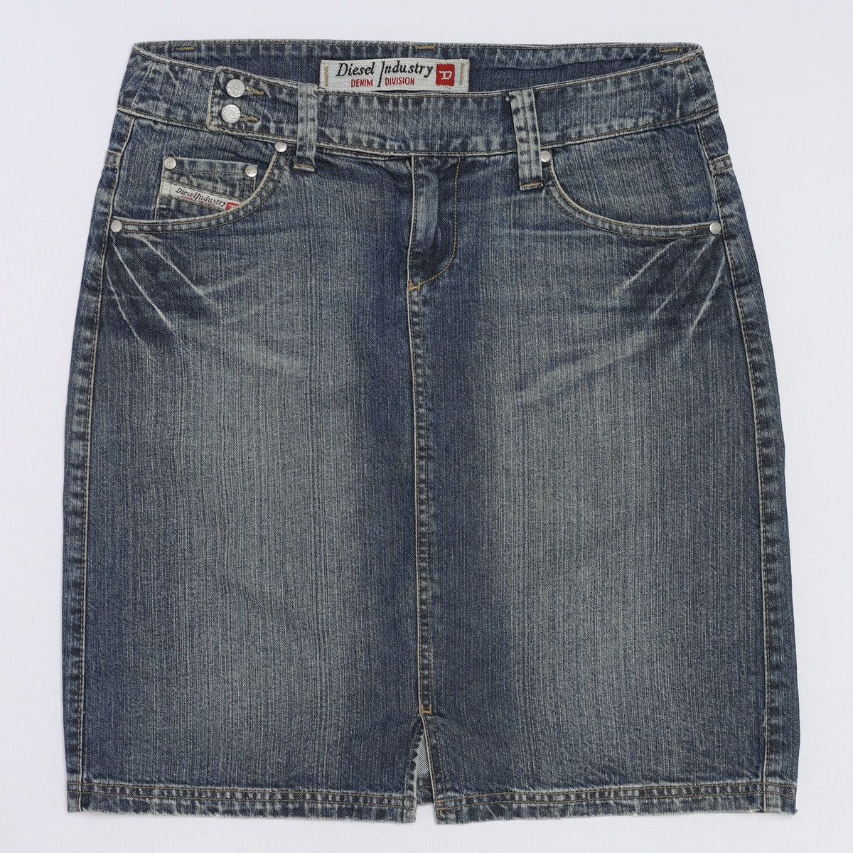 Diesel Diesel Industry Denim Jeans Vintage y2k Skirt Mid Length Size 29" - 1 Thumbnail