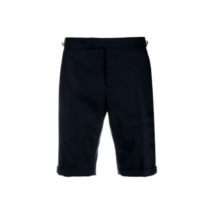 Thom Browne Thom Browne Slim Fit Satin Shorts for Men Size US 34 / EU 50 - 1 Thumbnail