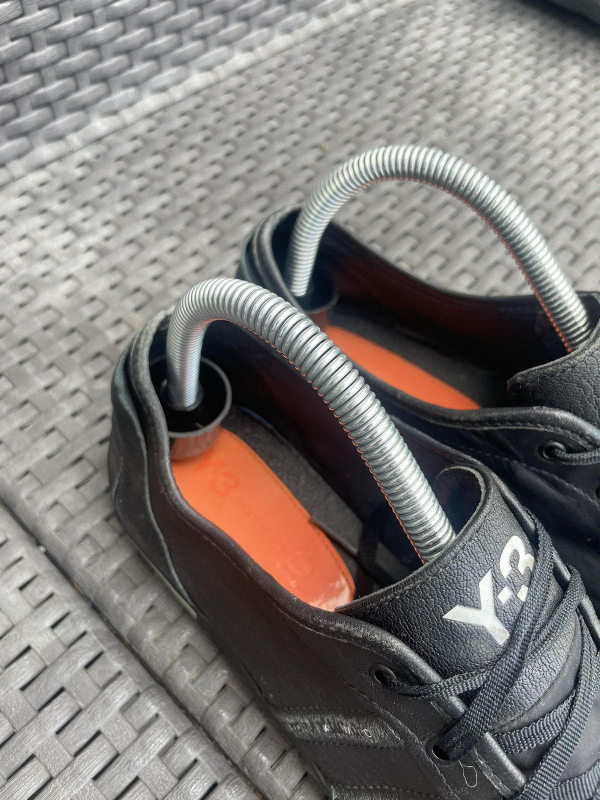 Yohji Yamamoto Rare Adidas Y3 Yohji Yamamoto low leather sneakers Size US 7.5 / EU 40-41 - 8 Thumbnail