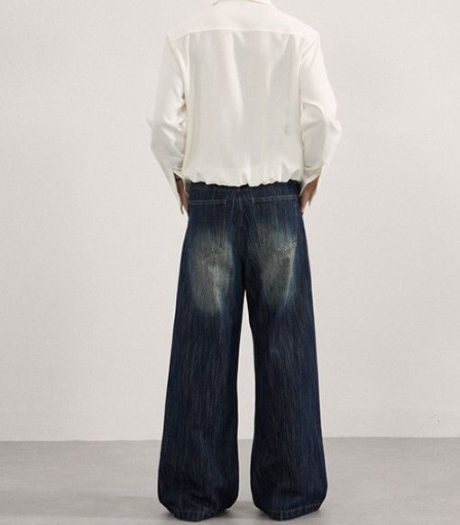 Japanese Brand American-style baggy straight-leg jeans for men Size US 32 / EU 48 - 4 Thumbnail