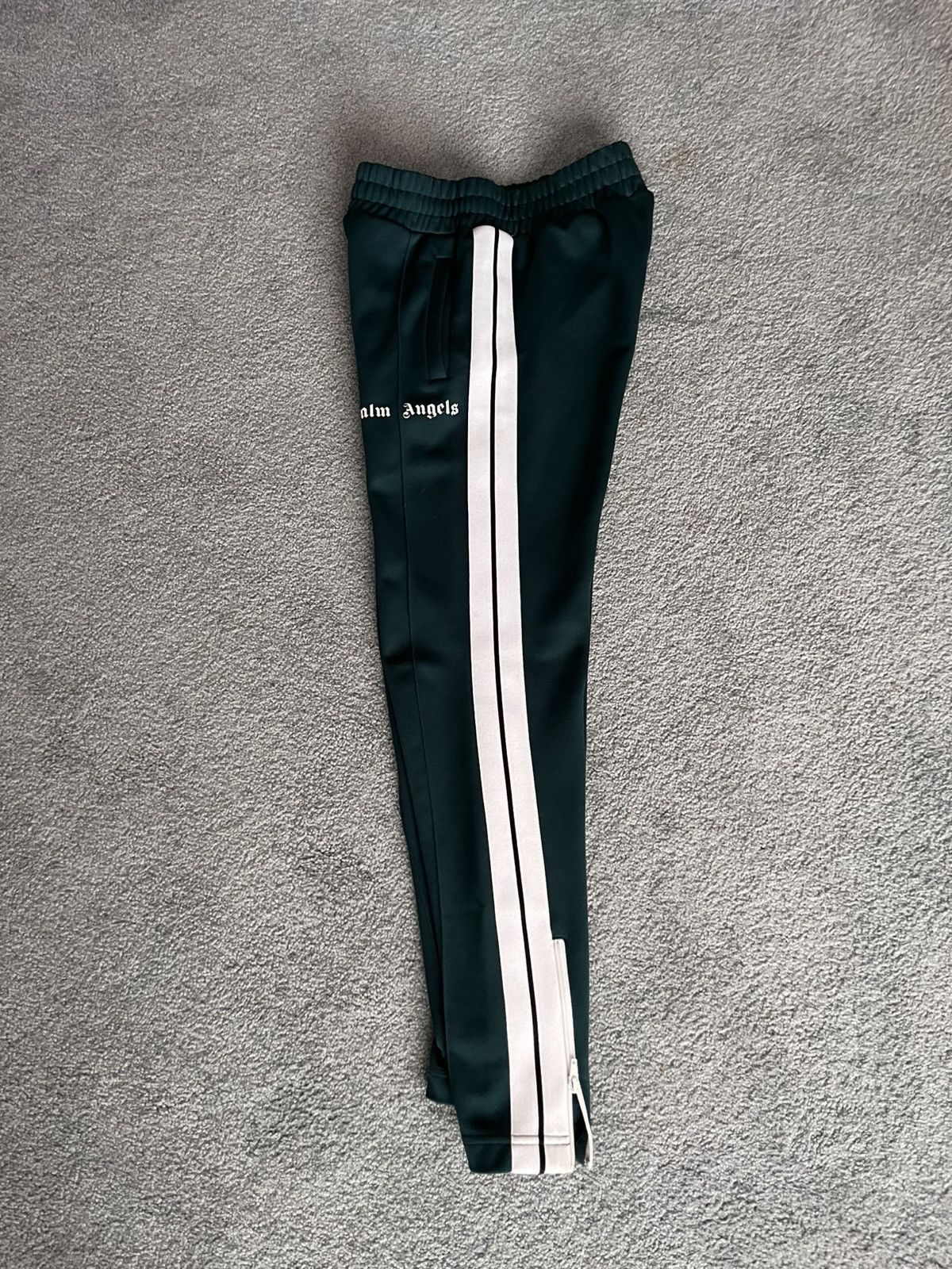 Palm Angels Palm angels green/ white classic track pants size XS Size US 29 - 8 Thumbnail