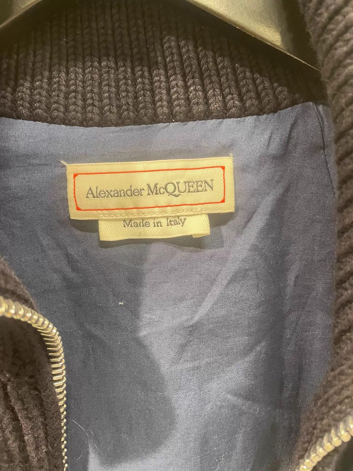 Alexander McQueen Alexander McQueen Denim & Knit Statement Jacket 38 VGC Size XS / US 0-2 / IT 36-38 - 4 Thumbnail