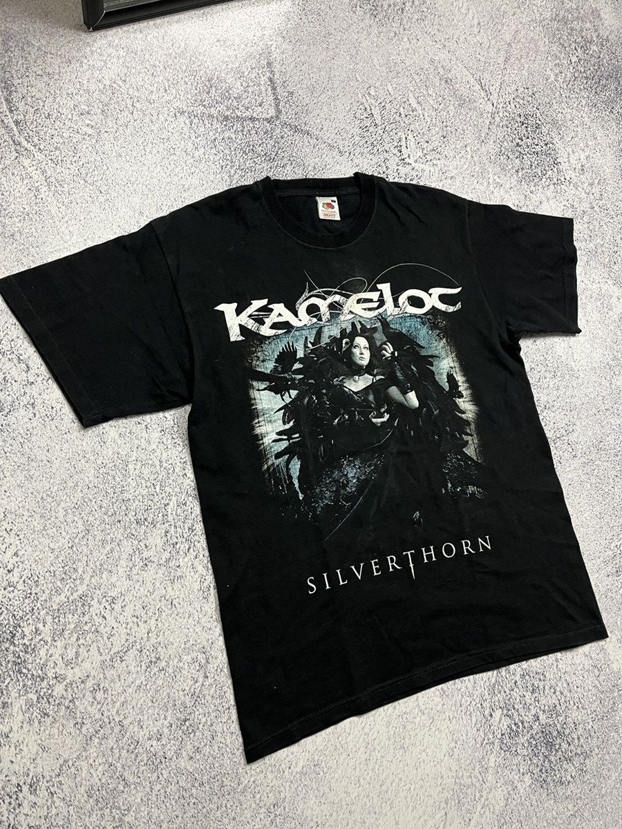 Band Tees × Vintage Vintage 00’s Kamelot Silverthorn Rock Band T Shirt Rare Y2k Size US L / EU 52-54 / 3 - 5 Thumbnail
