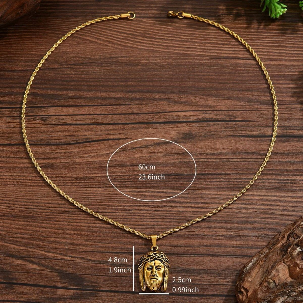 Japanese Brand Titanium Steel Face Chain Size ONE SIZE - 7 Thumbnail