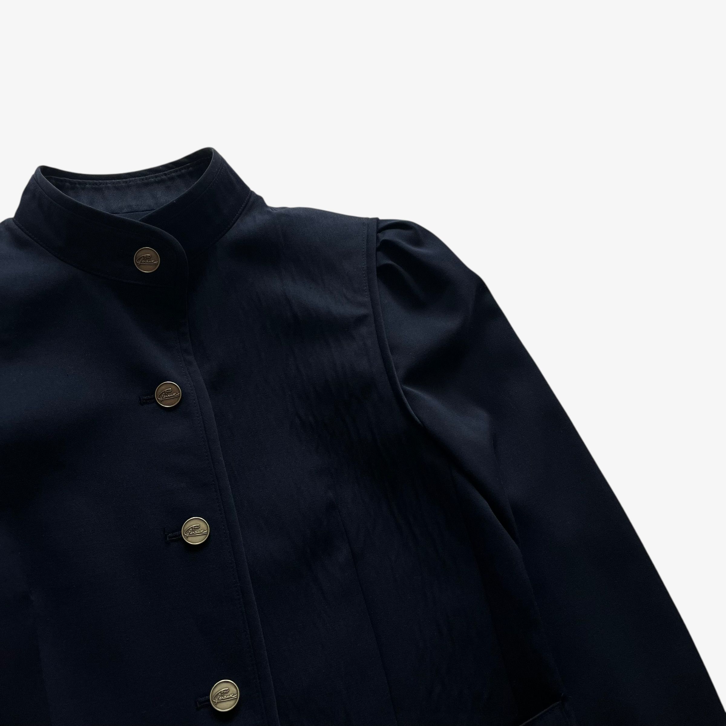 Louis Feraud Vintage 90s Women's Louis Feraud Navy Jacket Size S / US 4 / IT 40 - 5 Thumbnail