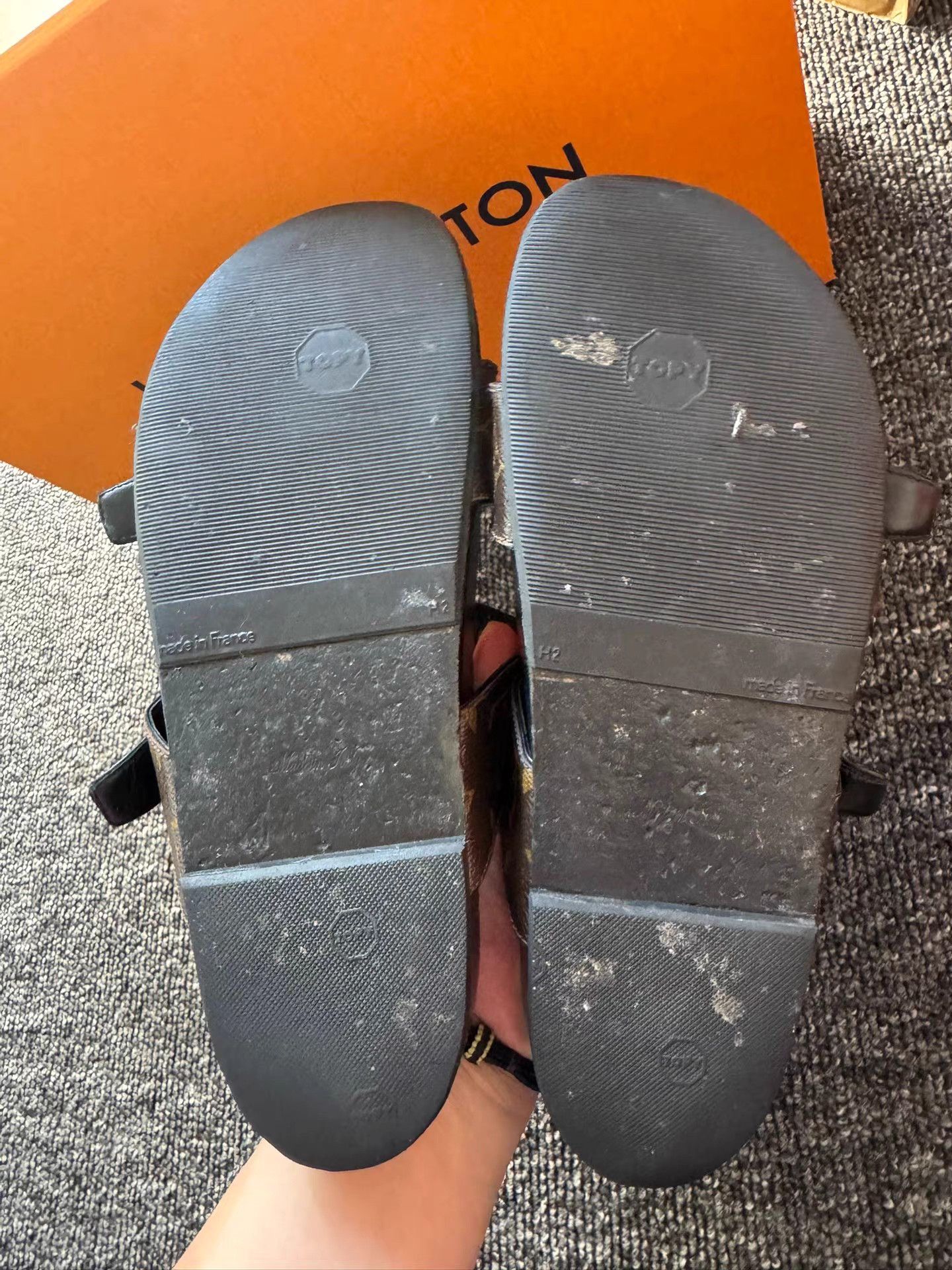 Louis Vuitton Louis Vuitton Bom Dia Slip-On Sandals K13 Size US 7 / IT 37 - 3 Thumbnail