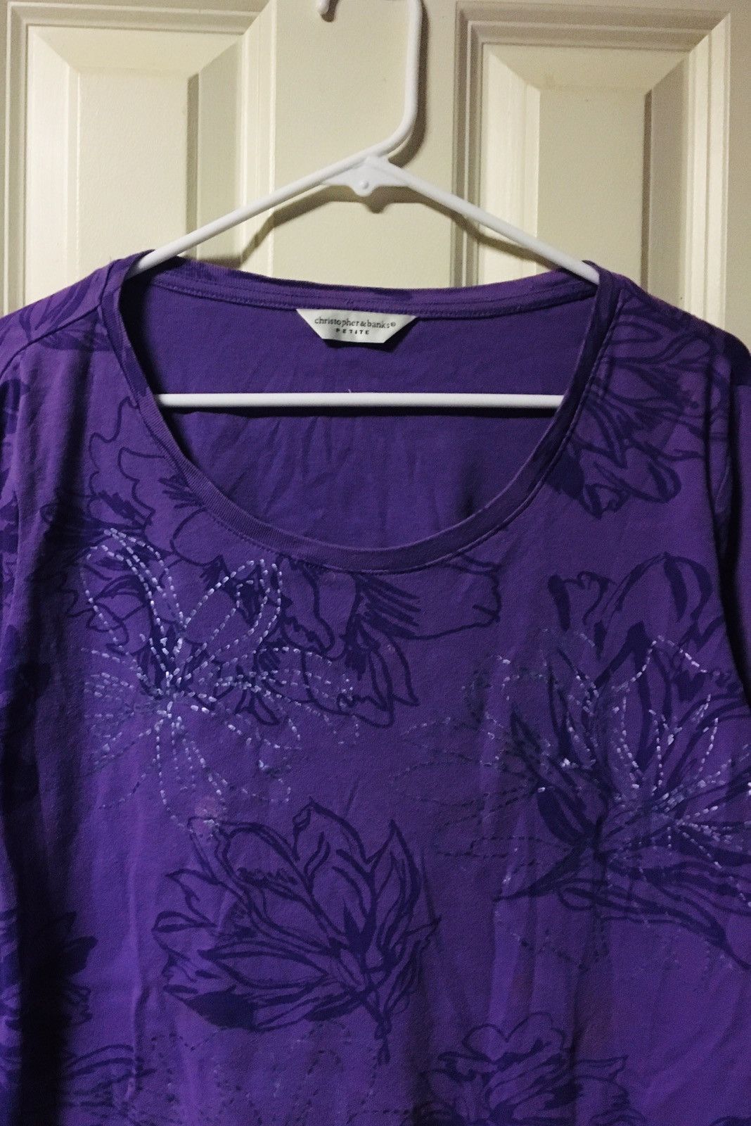 Other Christopher & Banks Women’s Top XL Petite ( Cheat 43 Inches) Size XL / US 12-14 / IT 48-50 - 8 Thumbnail