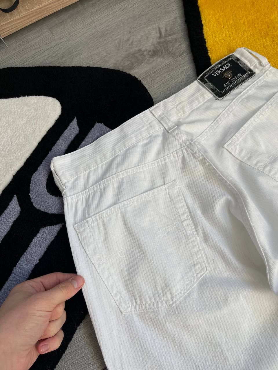 Streetwear × Versace × Vintage versace rare basic velvet classic pants Size US 33 - 6 Thumbnail