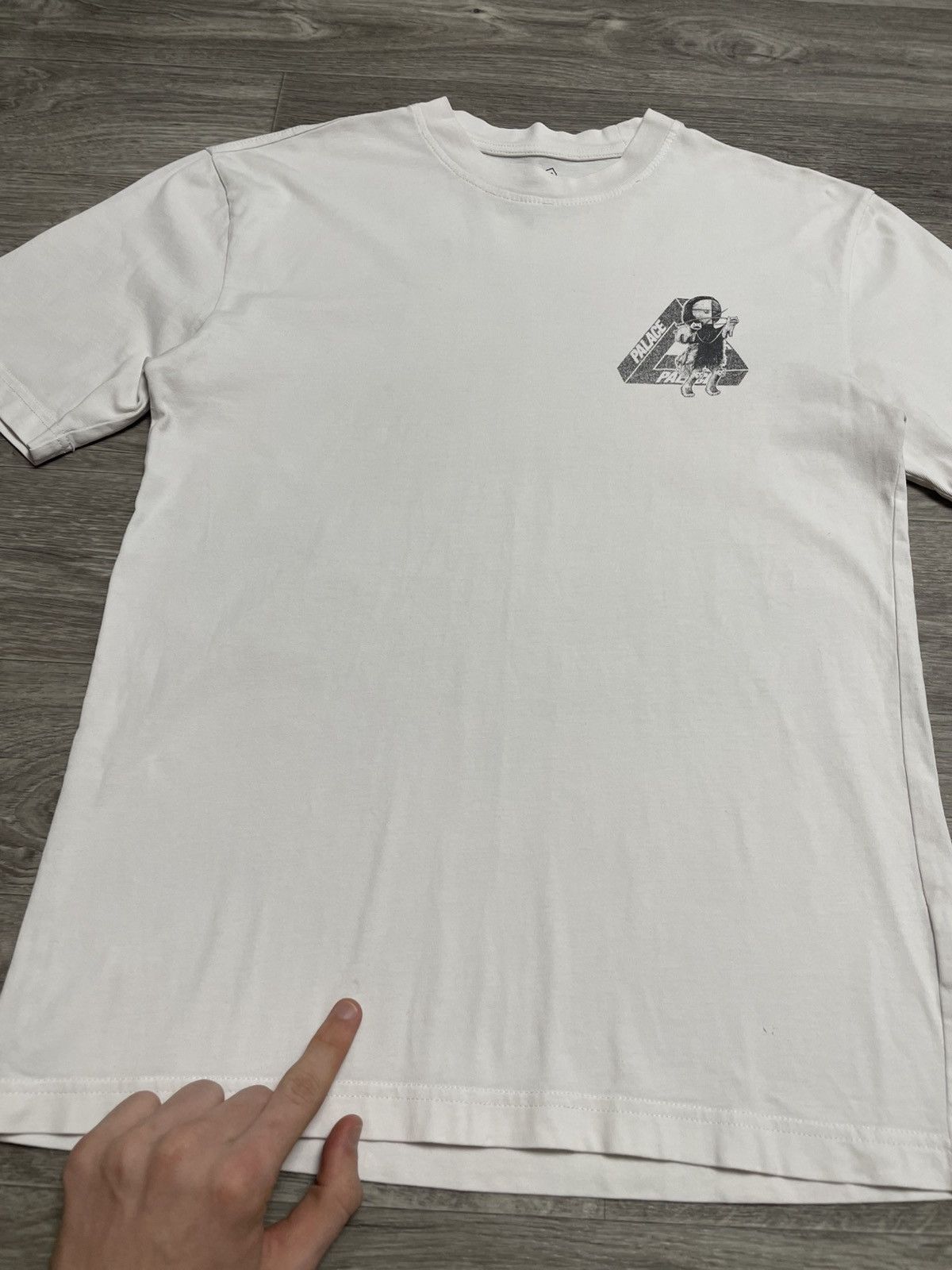 Palace Palace U-Figure Tri-Ferg White T-Shirt Size US S / EU 44-46 / 1 - 6 Thumbnail