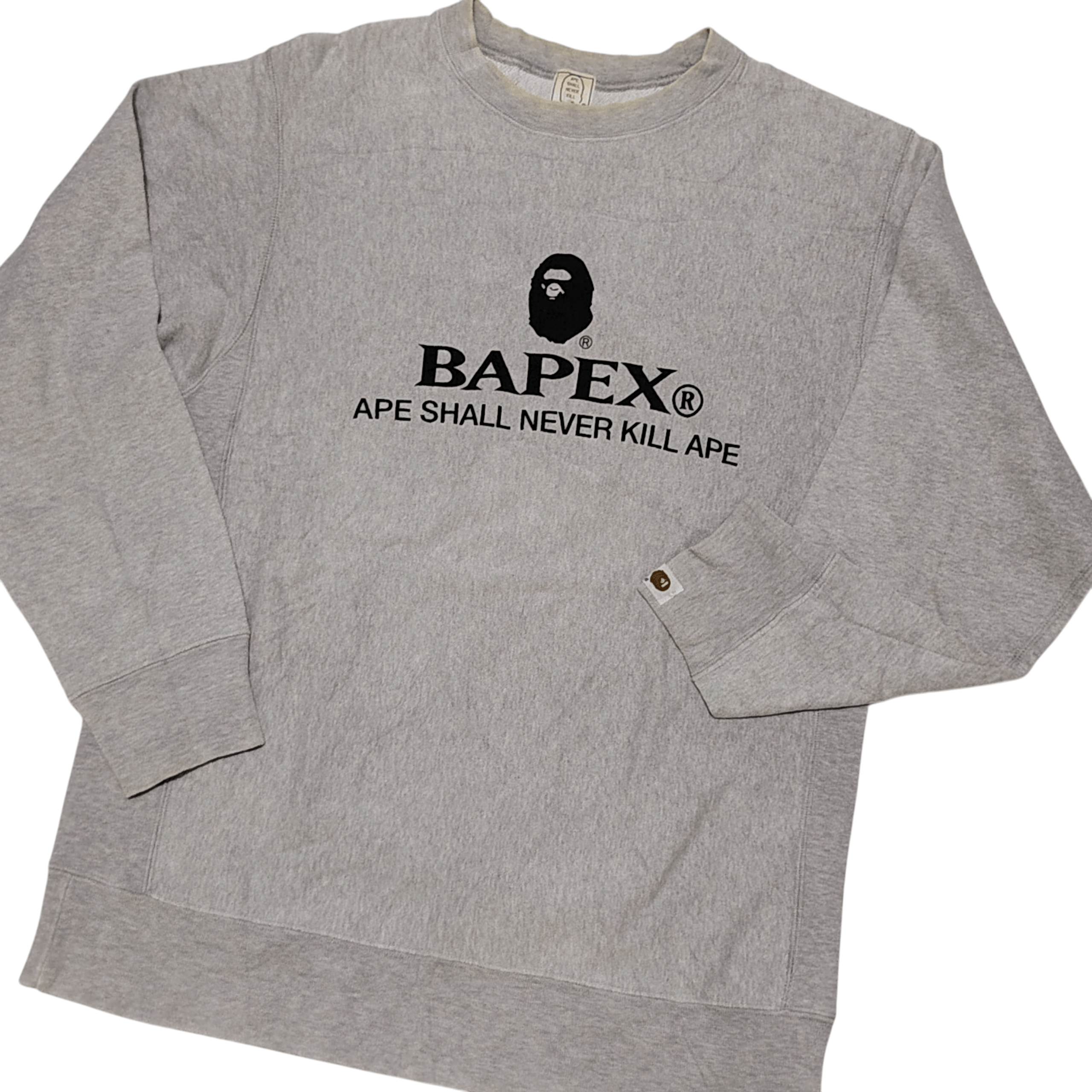 Bape VERY RARE STREETWEAR‼️Bape Bapex Grey Sweatshirt M Japan Size US M / EU 48-50 / 2 - 1 Thumbnail
