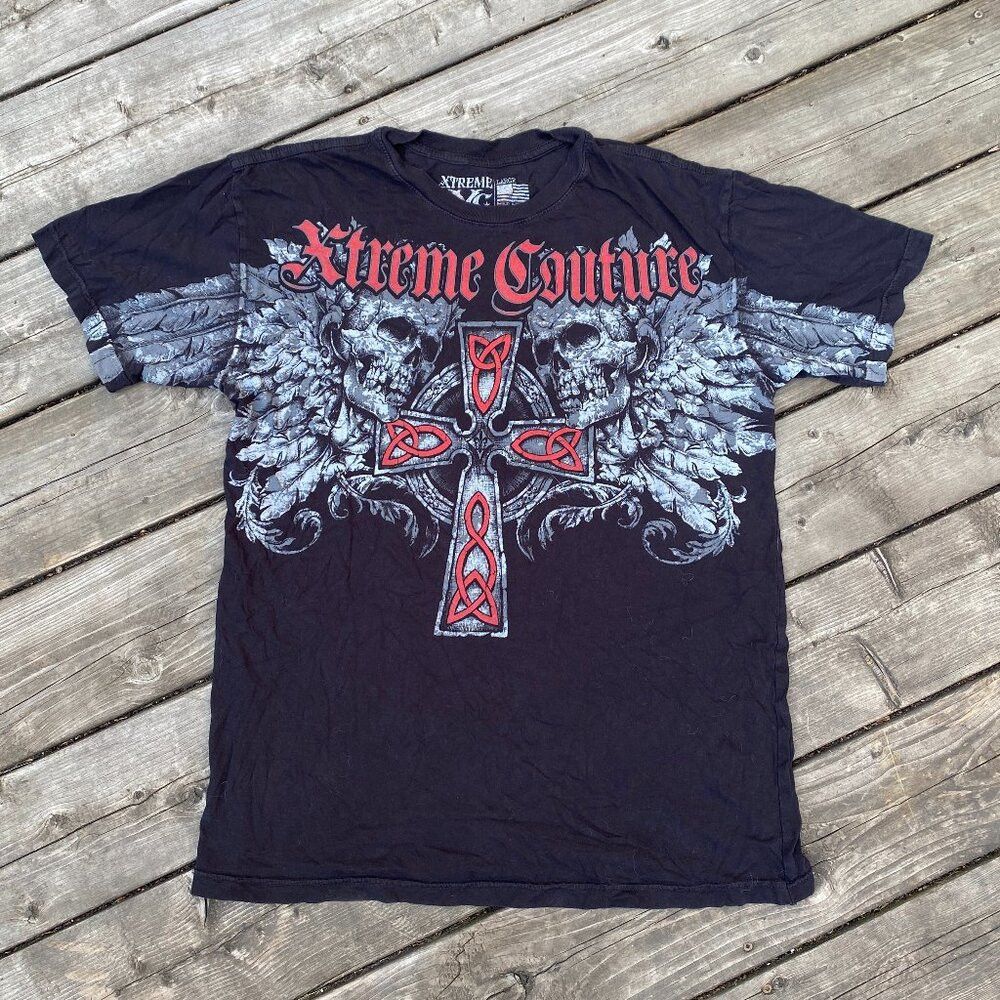 Vintage Vintage Y2K Xtreme Couture Graphic T Shirt Large Size US L / EU 52-54 / 3 - 1 Thumbnail