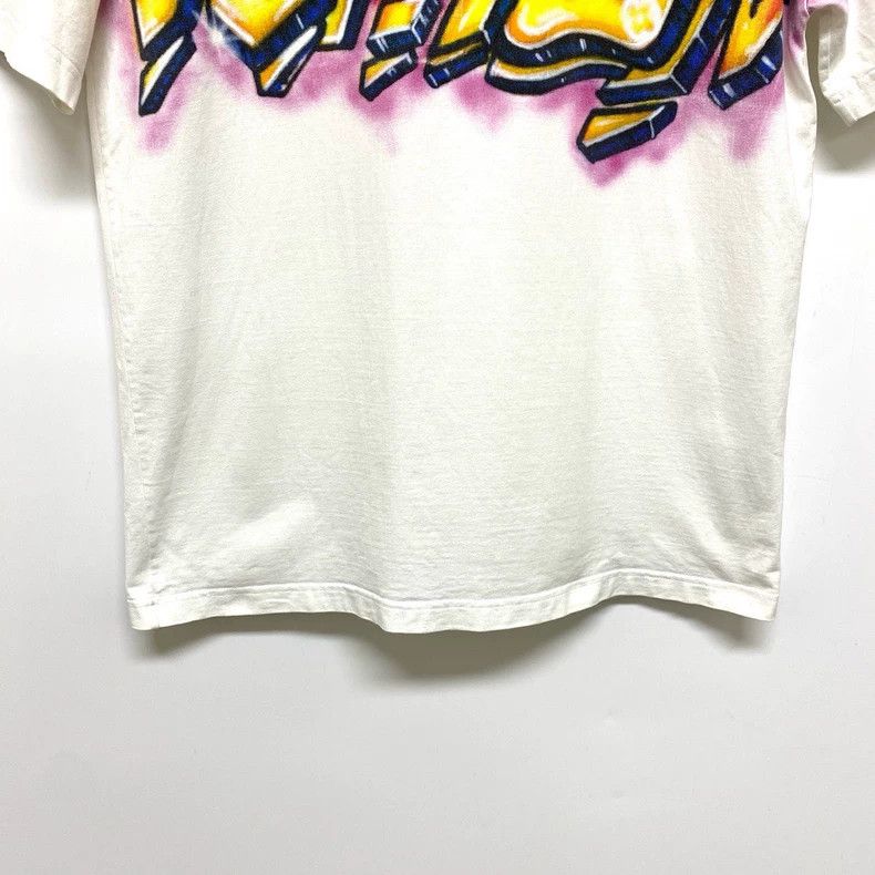 Louis Vuitton Louis Vuitton White graffiti flame logo short sleeve T-shi Size US M / EU 48-50 / 2 - 4 Thumbnail