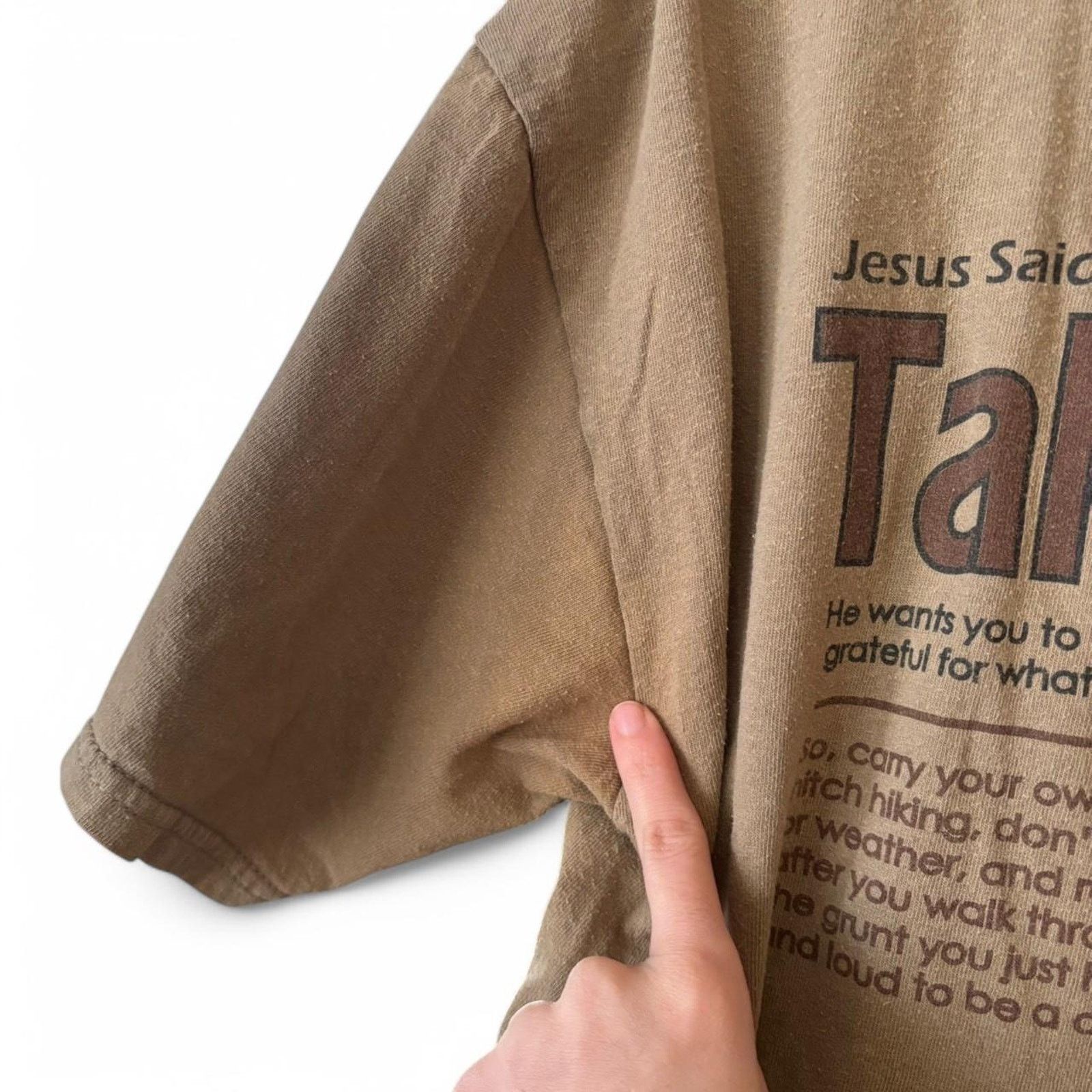 Other Vintage Y2K Jesus Said Take a Hike T-Shirt 2004 Large Y2K Size US L / EU 52-54 / 3 - 7 Thumbnail