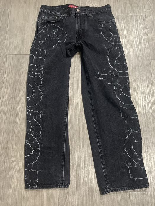 Supreme Supreme Shibori loose fit jeans | Grailed