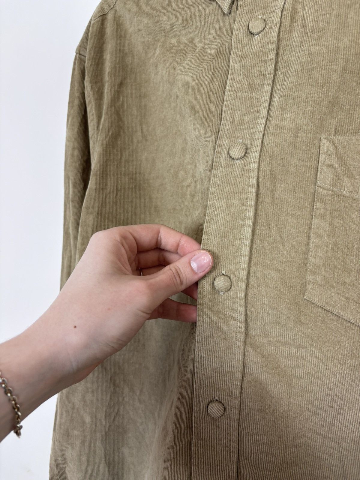 Acne Studios Acne Studios Isherwood Corduroy Velvet Long Sleeve Shirt Size US M / EU 48-50 / 2 - 7 Thumbnail