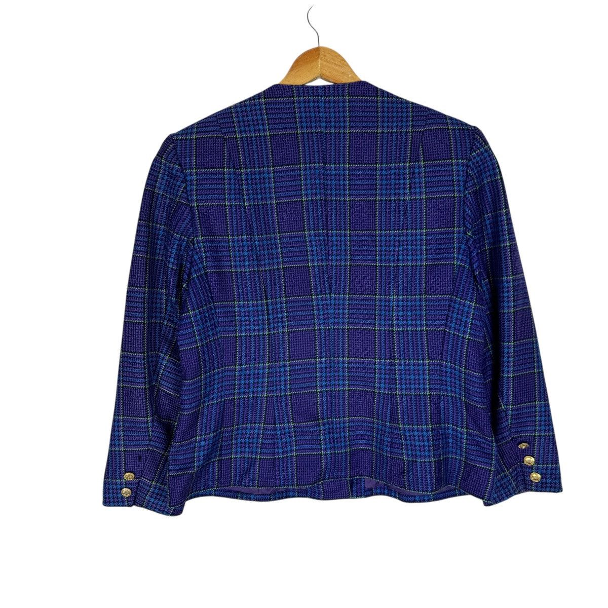 Celine ☀️CELINE FRANCE PLAIDS JACKET Size S / US 4 / IT 40 - 9 Thumbnail