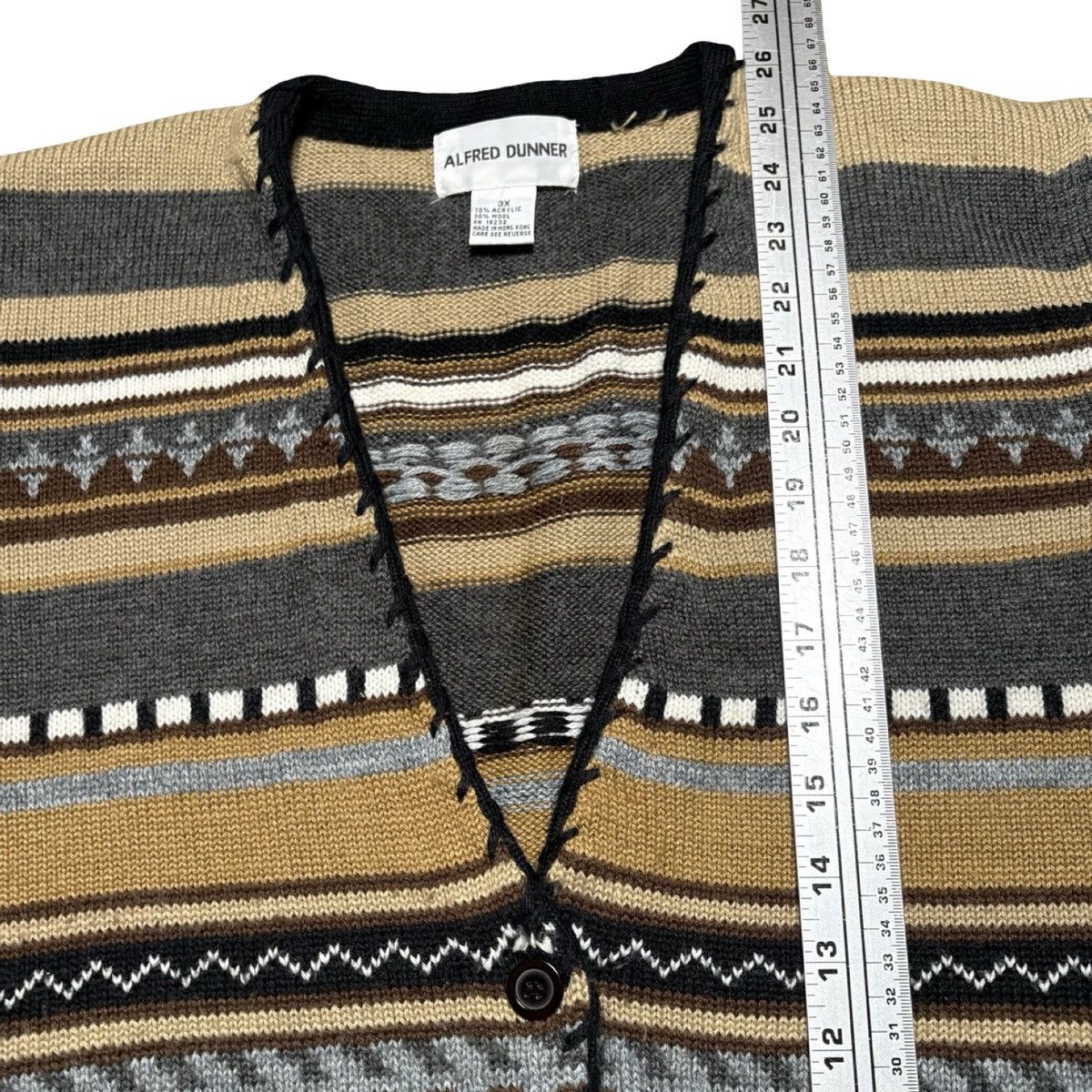 Other Vintage Alfred Dunner Sweater Vest Earth Tone Womens 3X Boho Size 3XL / US 20-22 - 4 Thumbnail