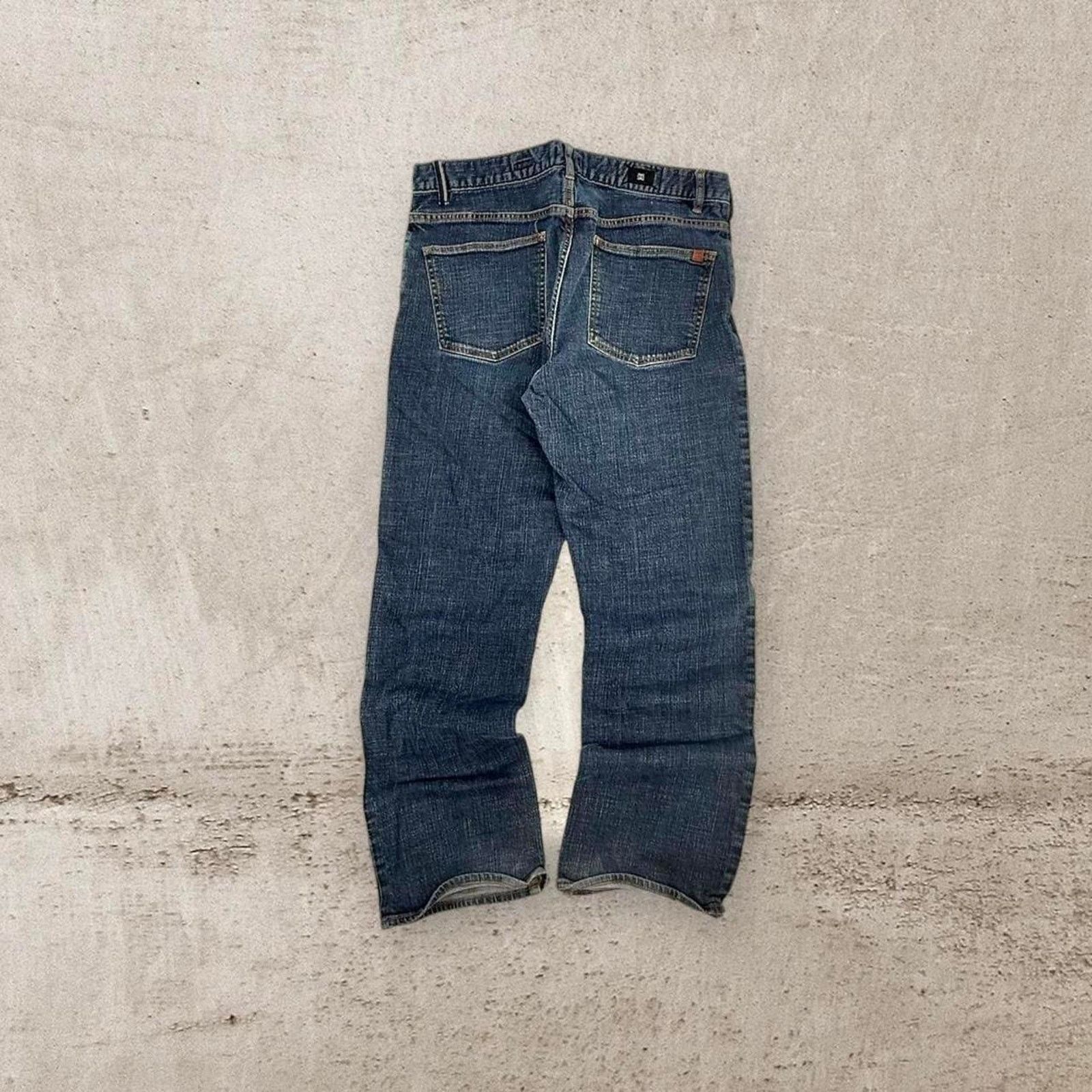 DC Y2k dc skate dark wash skate jeans Size US 35 - 1 Thumbnail