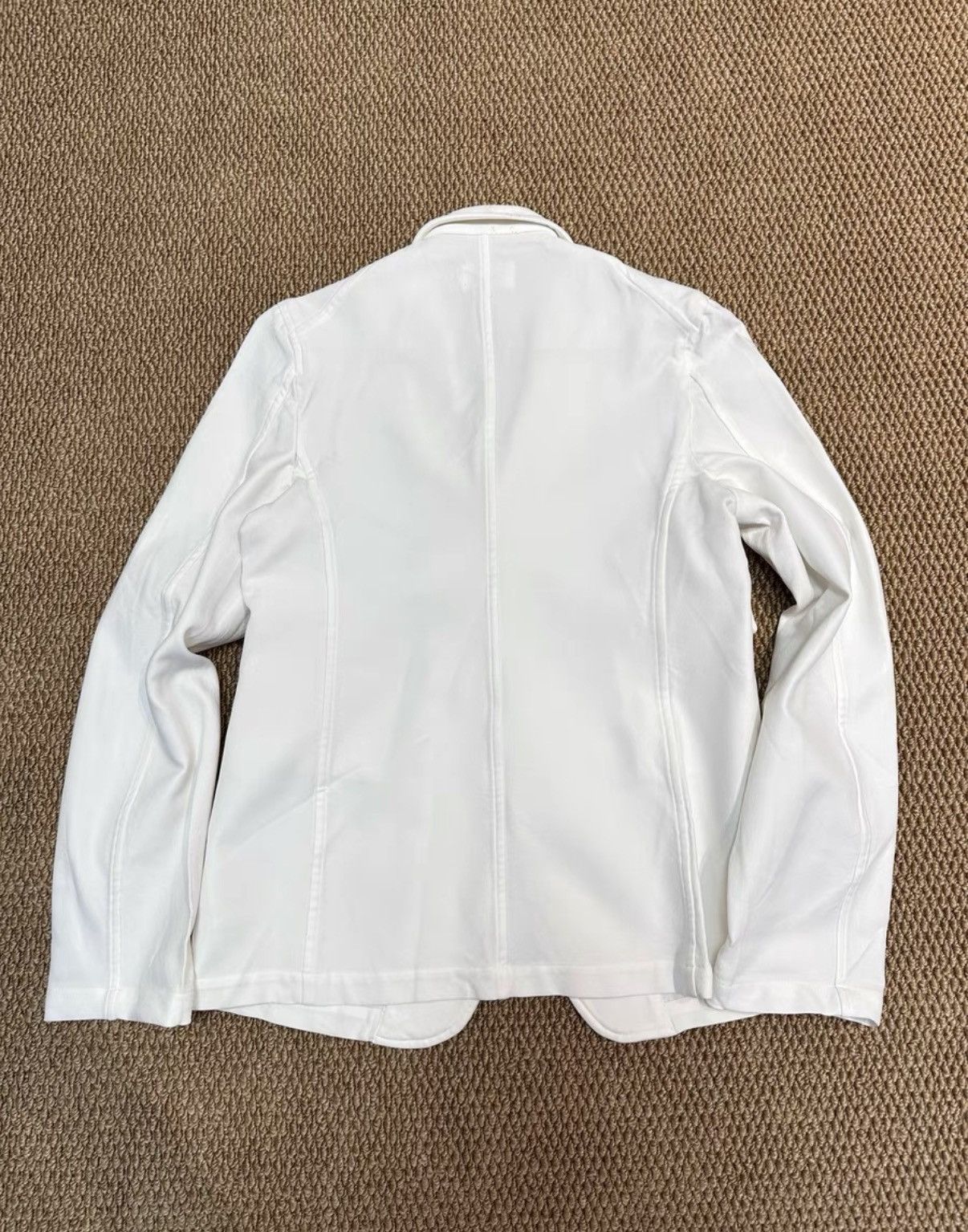 Comme des Garcons Comme des Garçons White Boiled Wool Blazer Jacket K23 Size M / US 6-8 / IT 42-44 - 5 Thumbnail