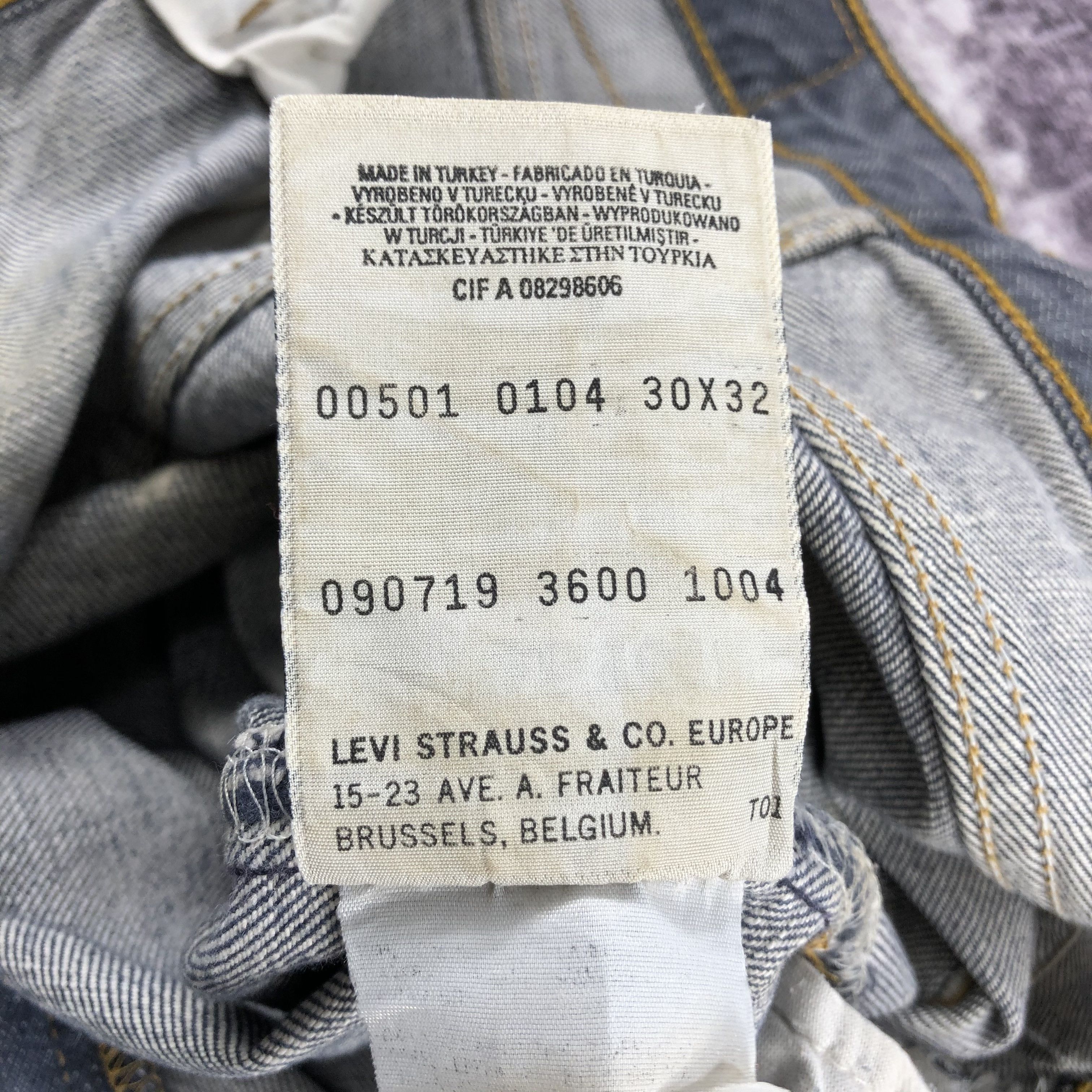 Levi's × Vintage Vintage 90s Levis 501 Distress Jeans-JM2434 Size US 30 / EU 46 - 15 Thumbnail