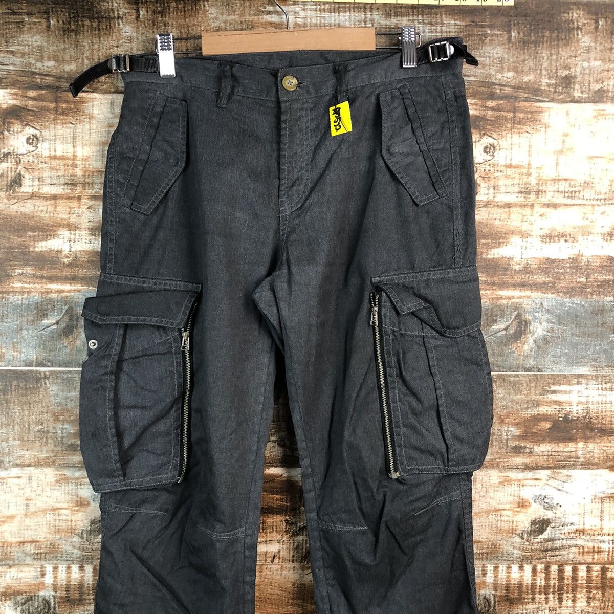 Japanese Brand TK takeo kikuchi jpn utility Cargo Multipocket Pants #A2522 Size US 30 / EU 46 - 4 Thumbnail